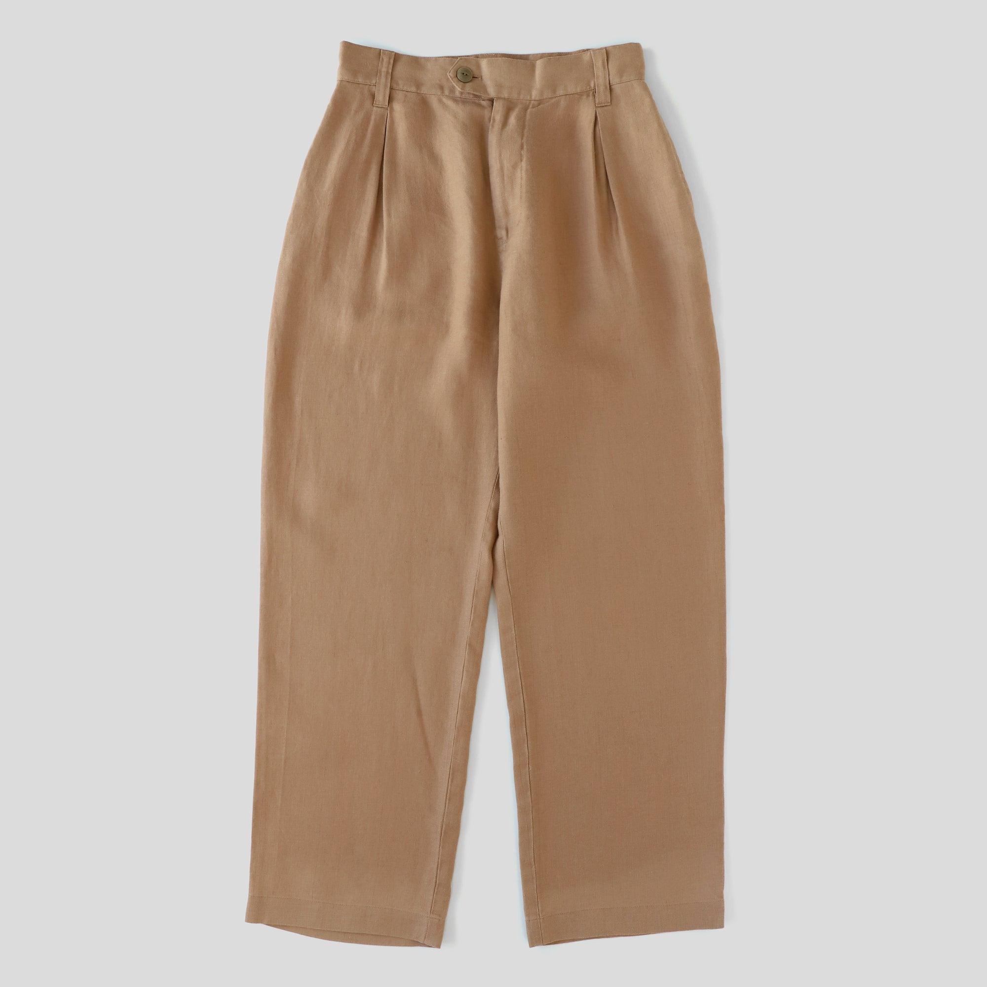 ヘンプストレートパンツ WE2401G008 Mocca