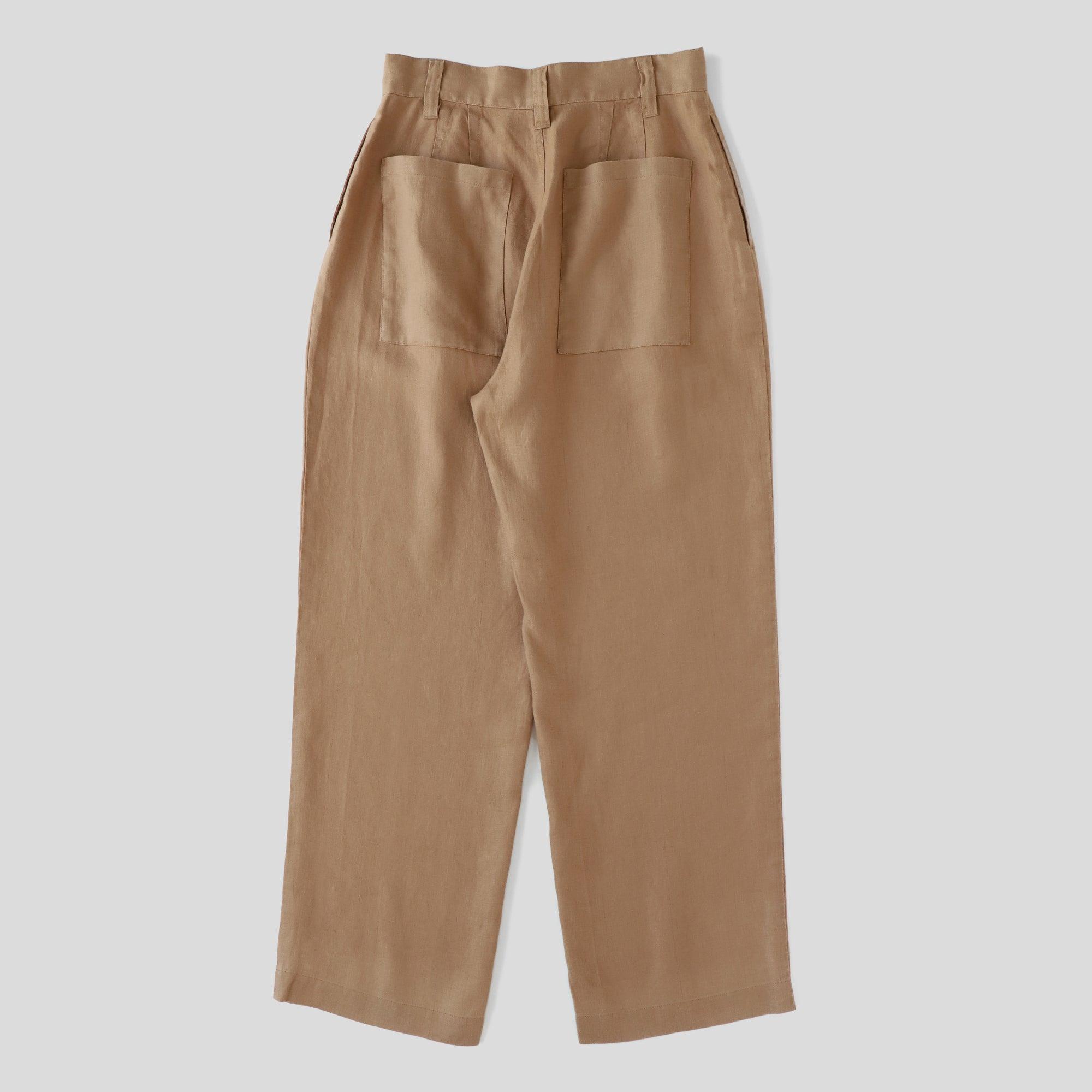 ヘンプストレートパンツ WE2401G008 Mocca