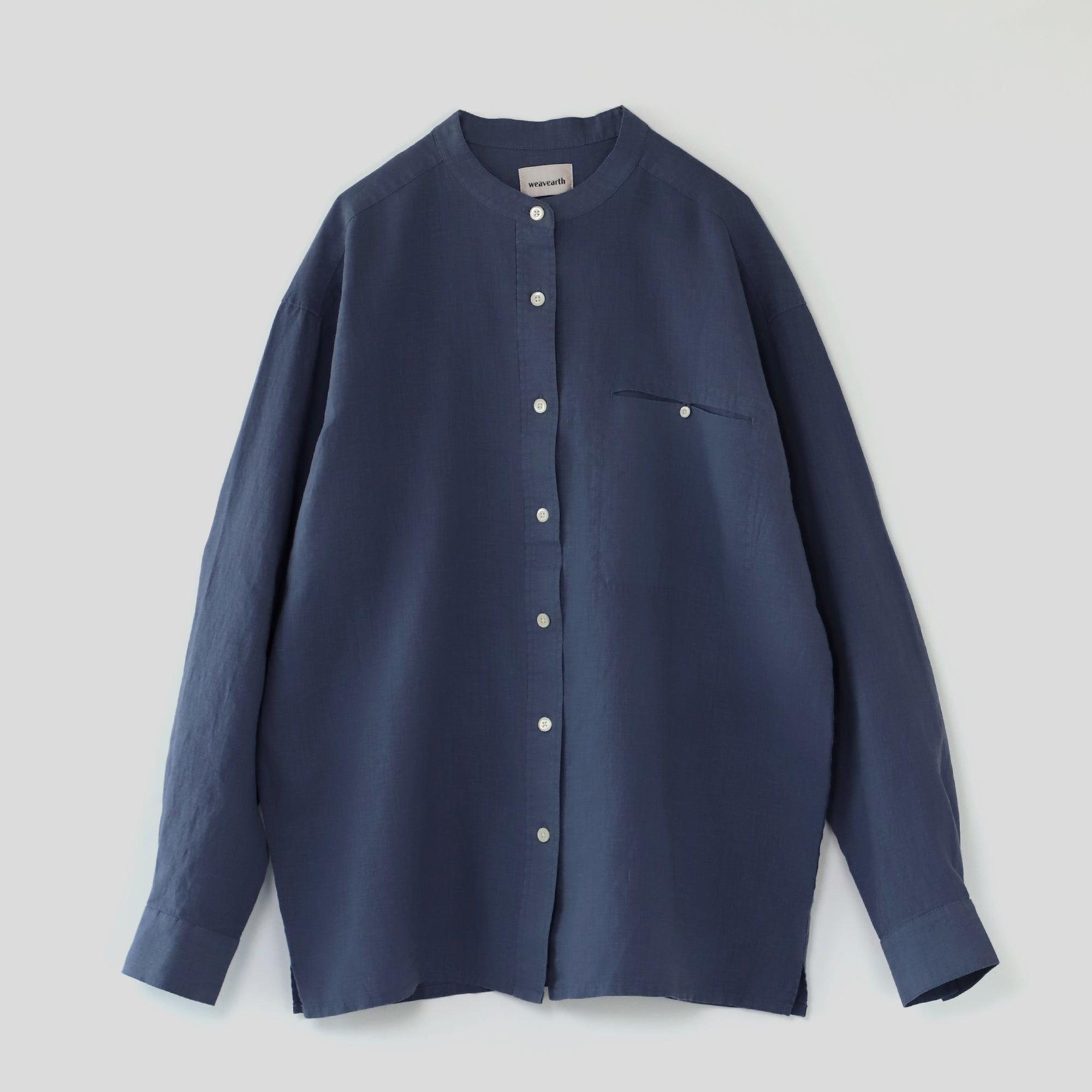 ヘンプフェザーシャツ WE2401G013 Dark Blue