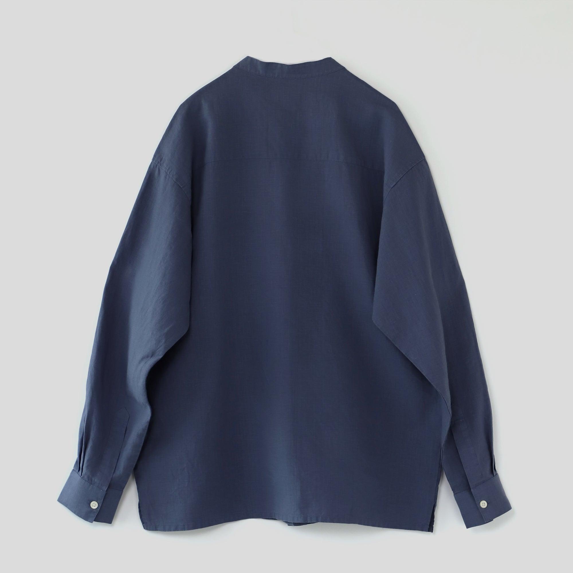 ヘンプフェザーシャツ WE2401G013 Dark Blue