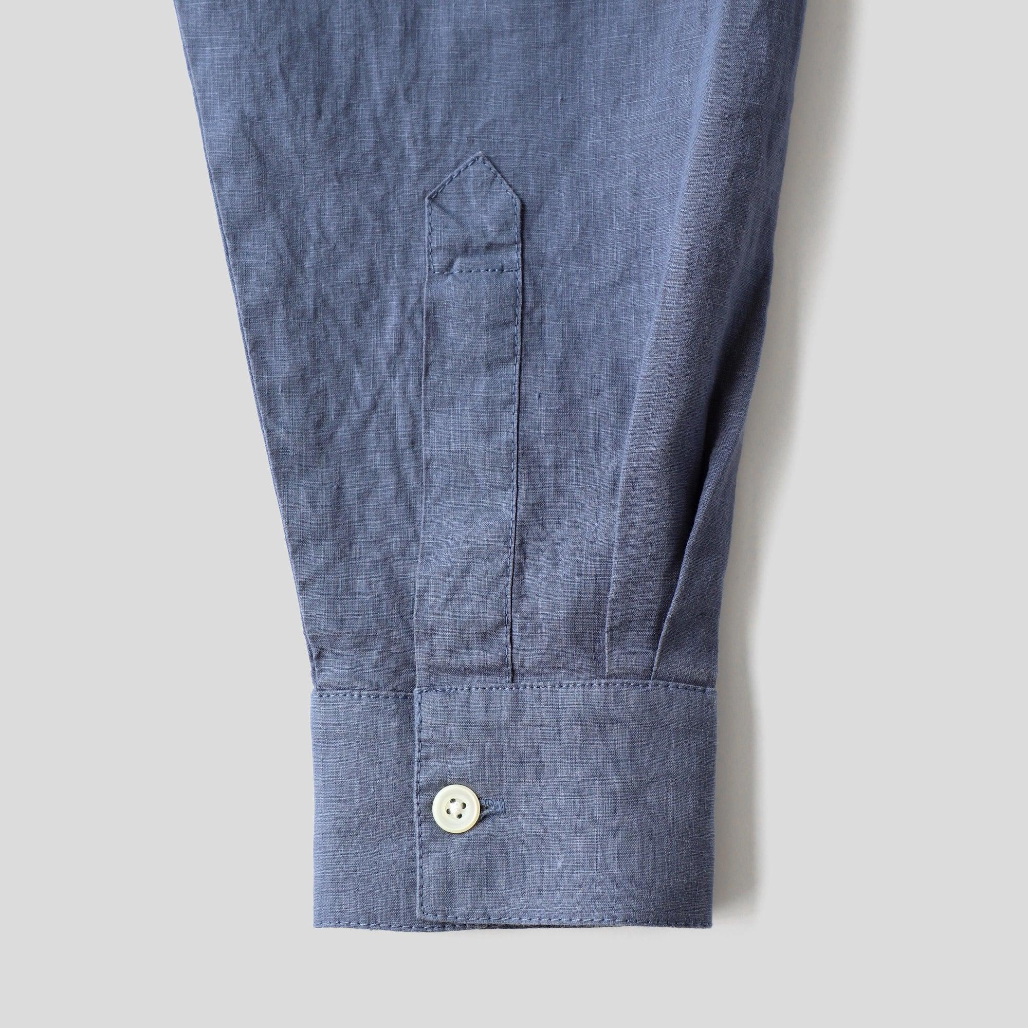 ヘンプフェザーシャツ WE2401G013 Dark Blue detail