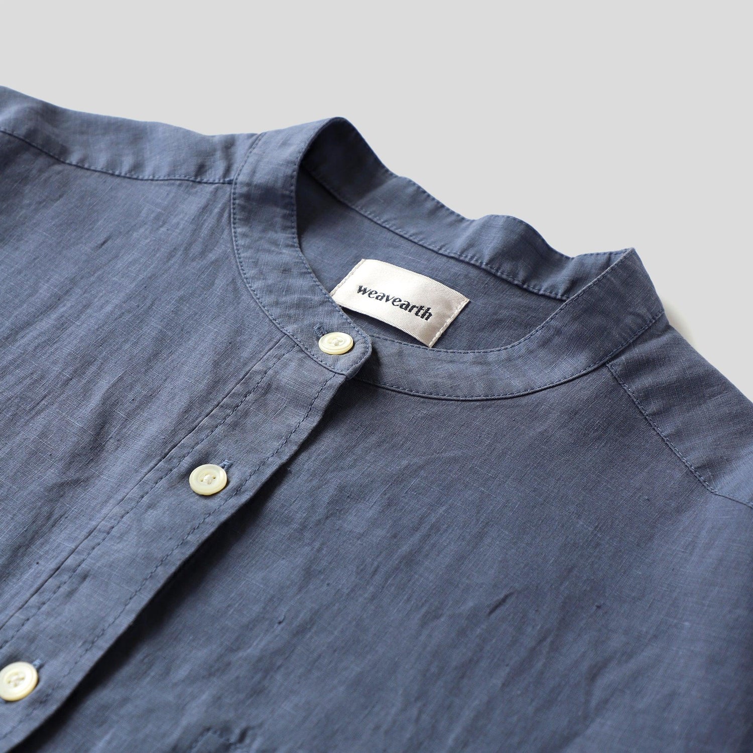 ヘンプフェザーシャツ WE2401G013 Dark Blue detail