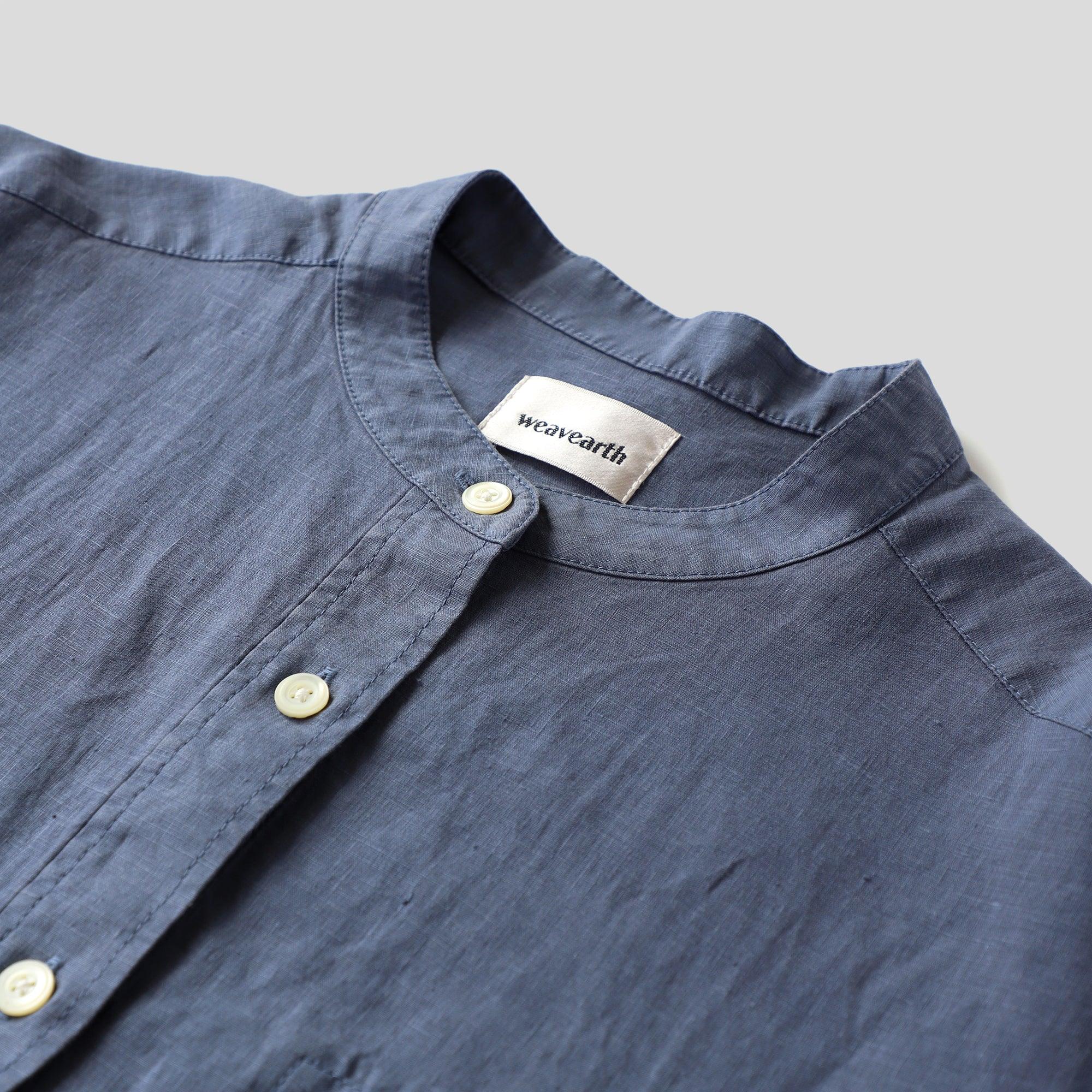 ヘンプフェザーシャツ WE2401G013 Dark Blue detail