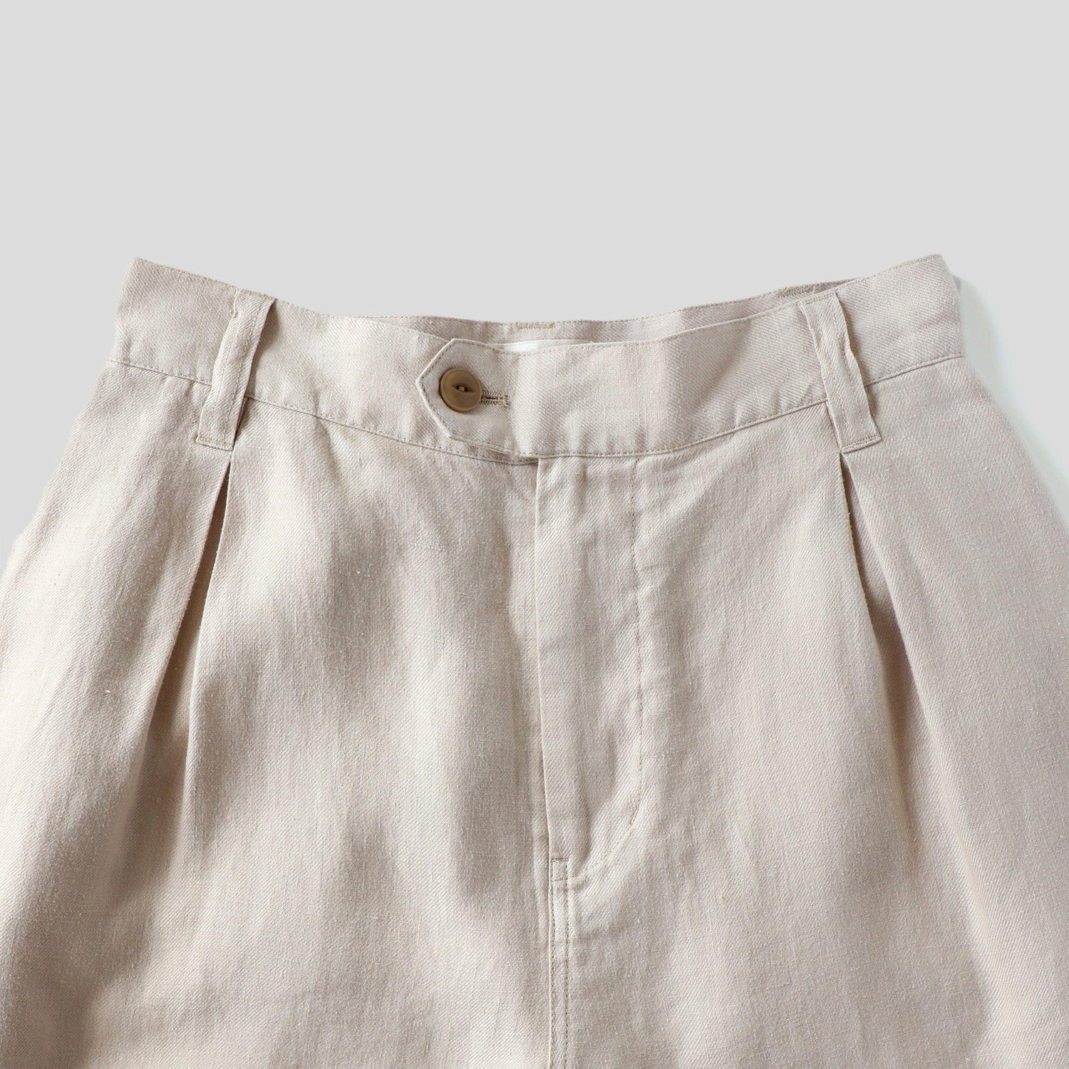 ヘンプストレートパンツ WE2401G008 Beige detail