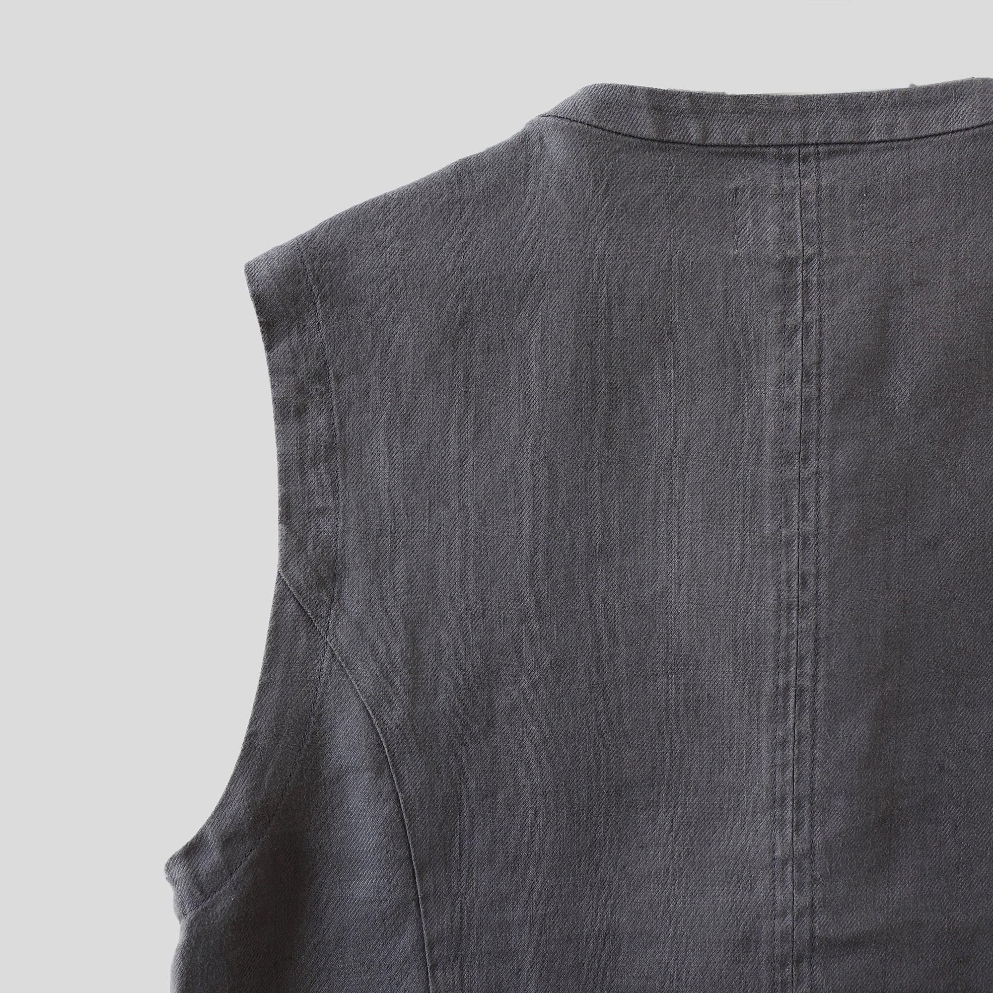 ヘンプオープンベスト WE2401G009 INK