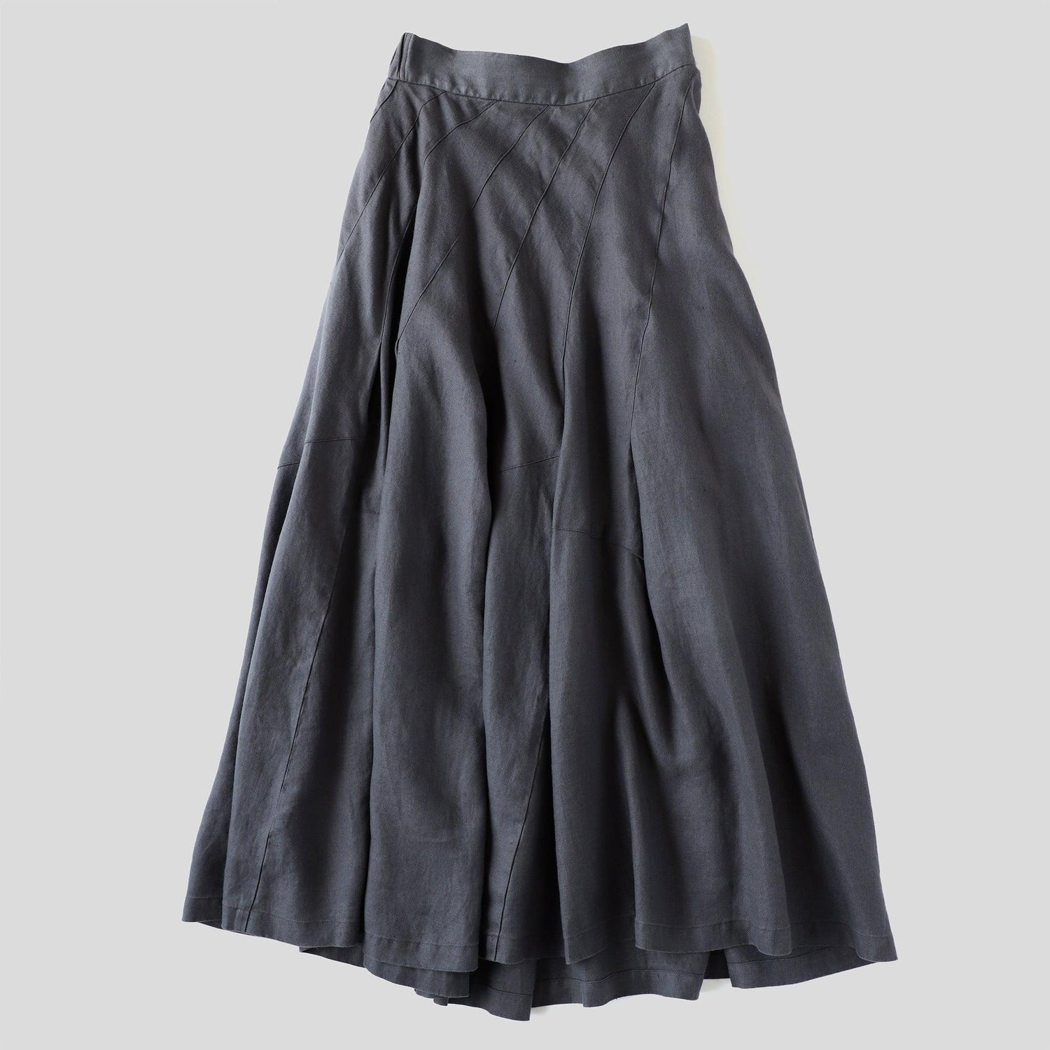 ヘンプバイアスフレアスカート WE2401G010 INK