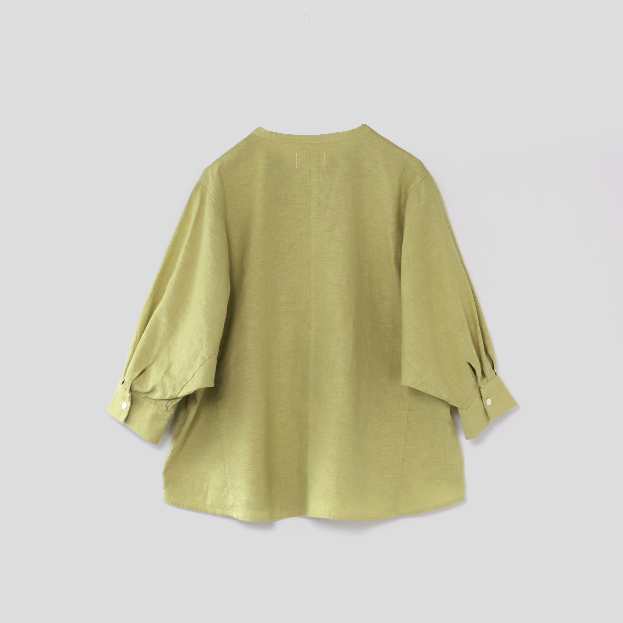 リループフレアブラウス WE2401G001 Lime