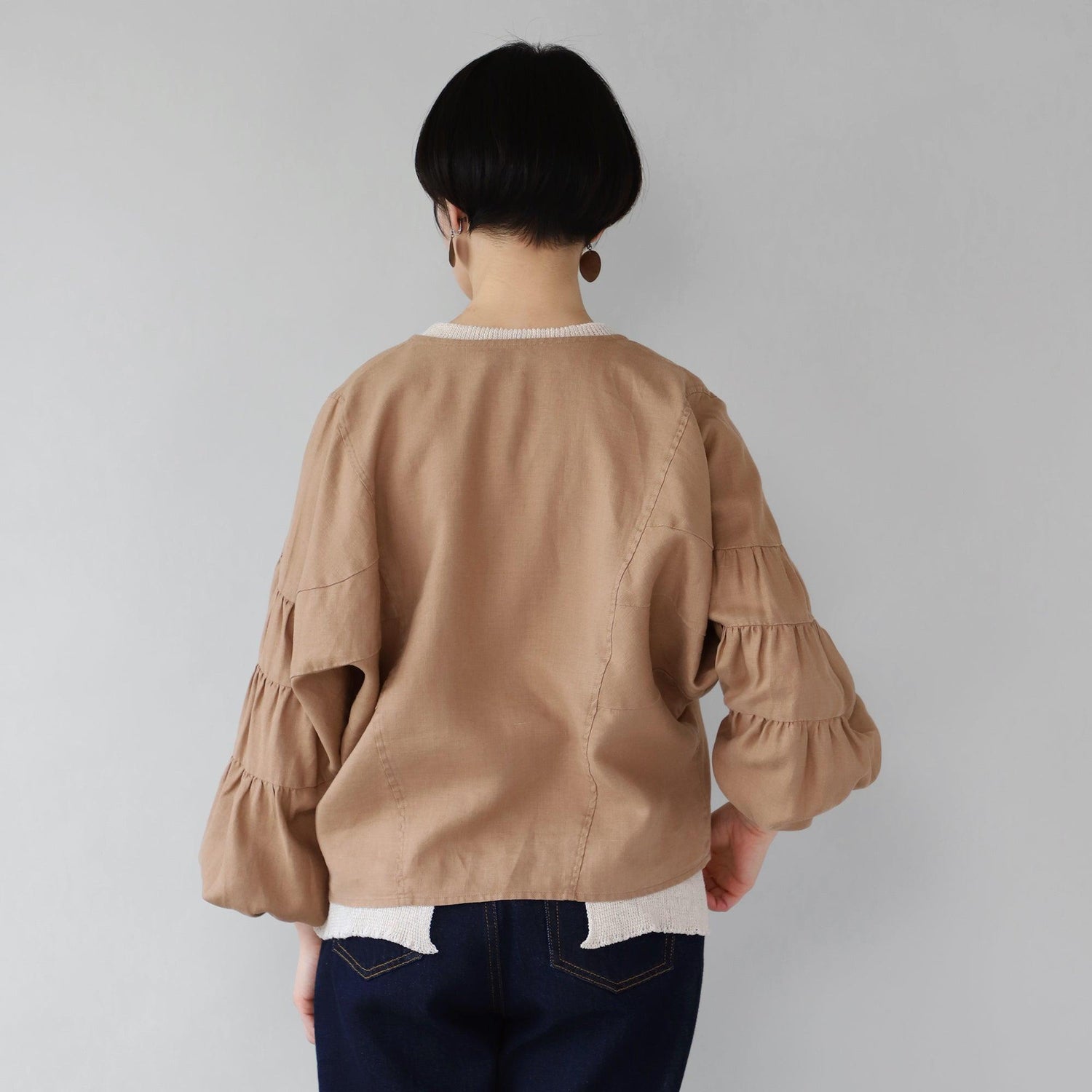 ヘンプギャザープルオーバー WE2301G007 バック