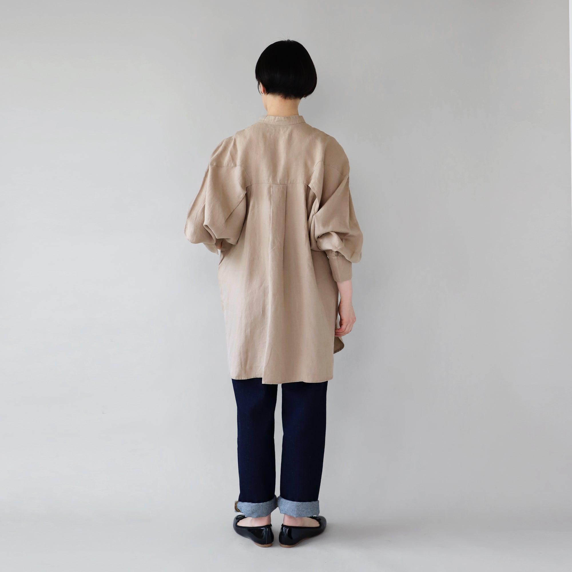 ヘンプ デザインスリーブシャツ WE2301G006  全身