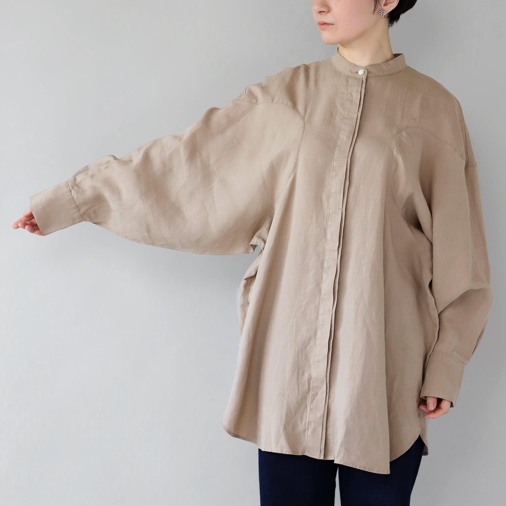 ヘンプ デザインスリーブシャツ WE2301G006 スリーブ 正面