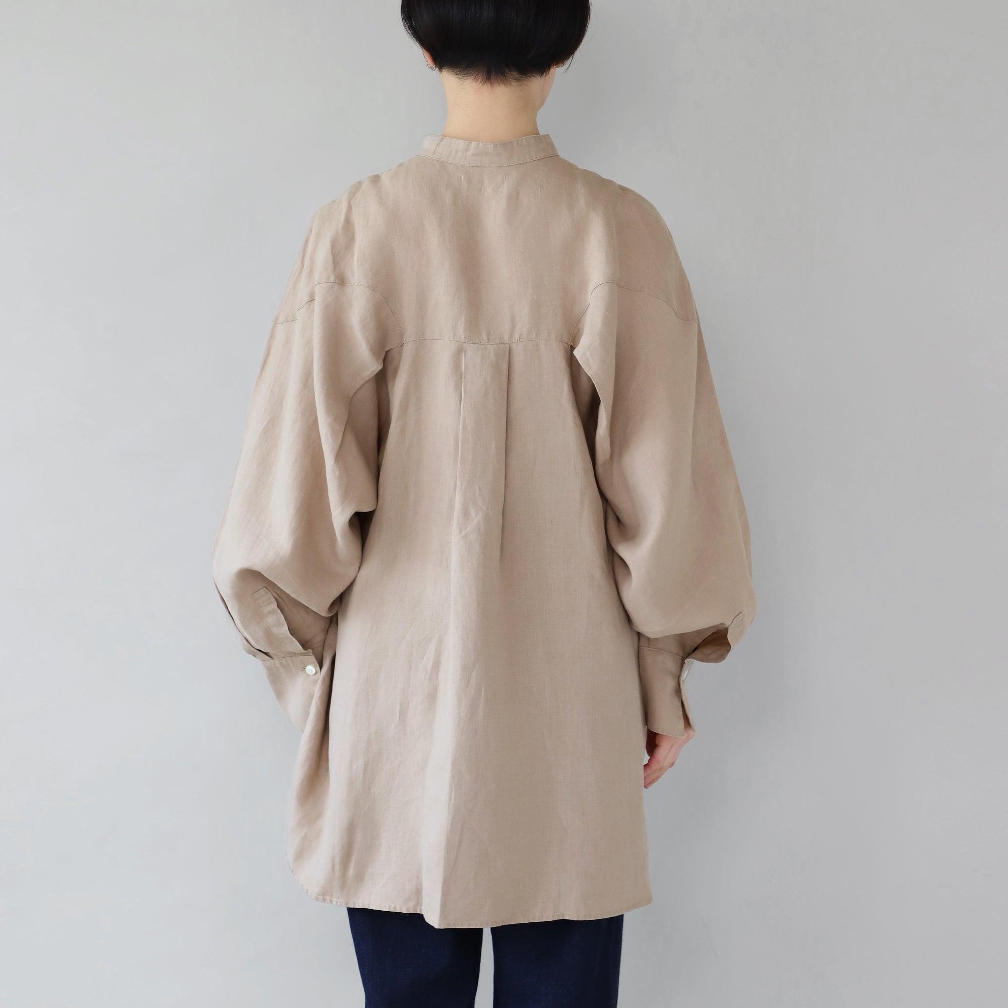 ヘンプ デザインスリーブシャツ WE2301G006 バック