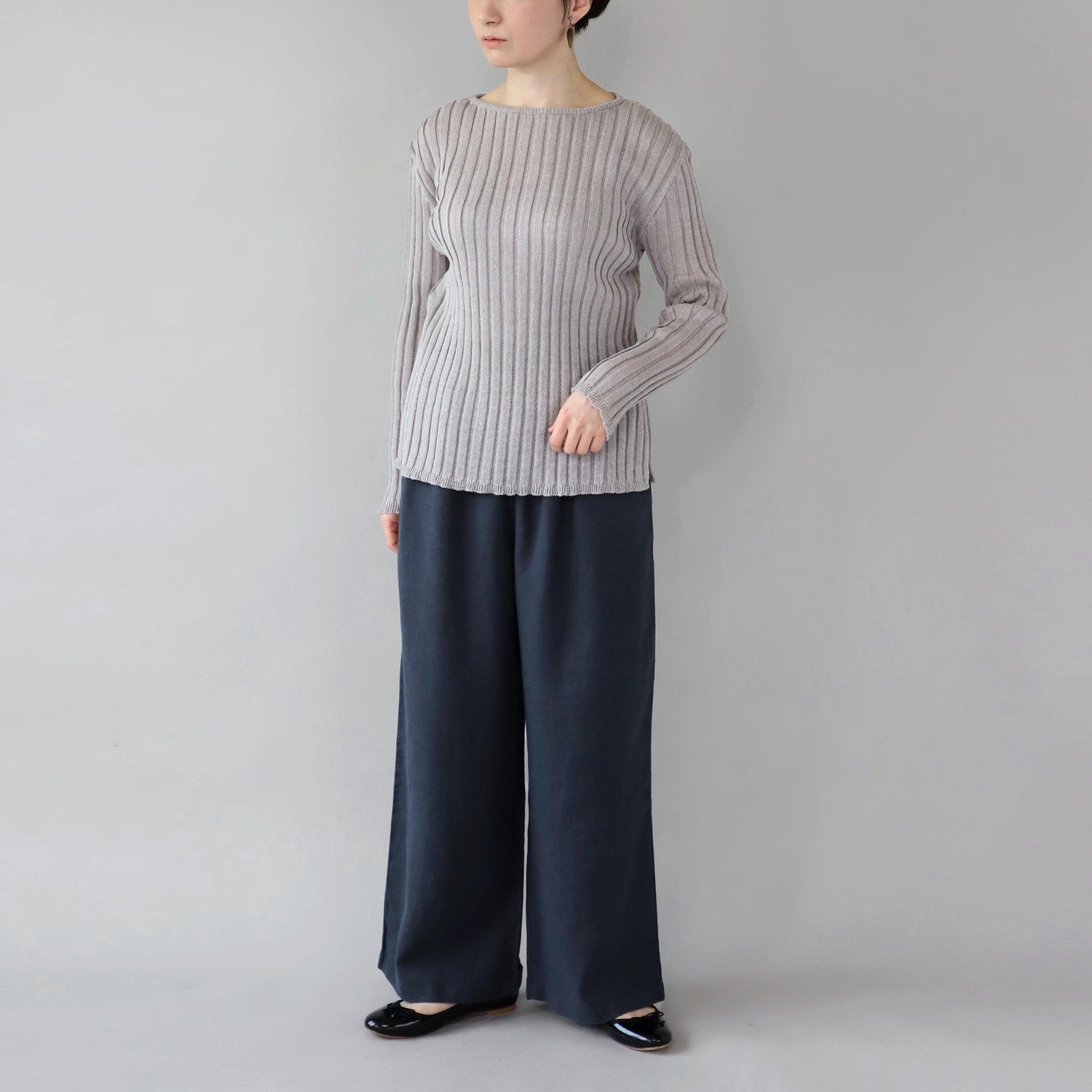 ヘンプコットンニット ロングスリーブ WE2301G011 メイン画像