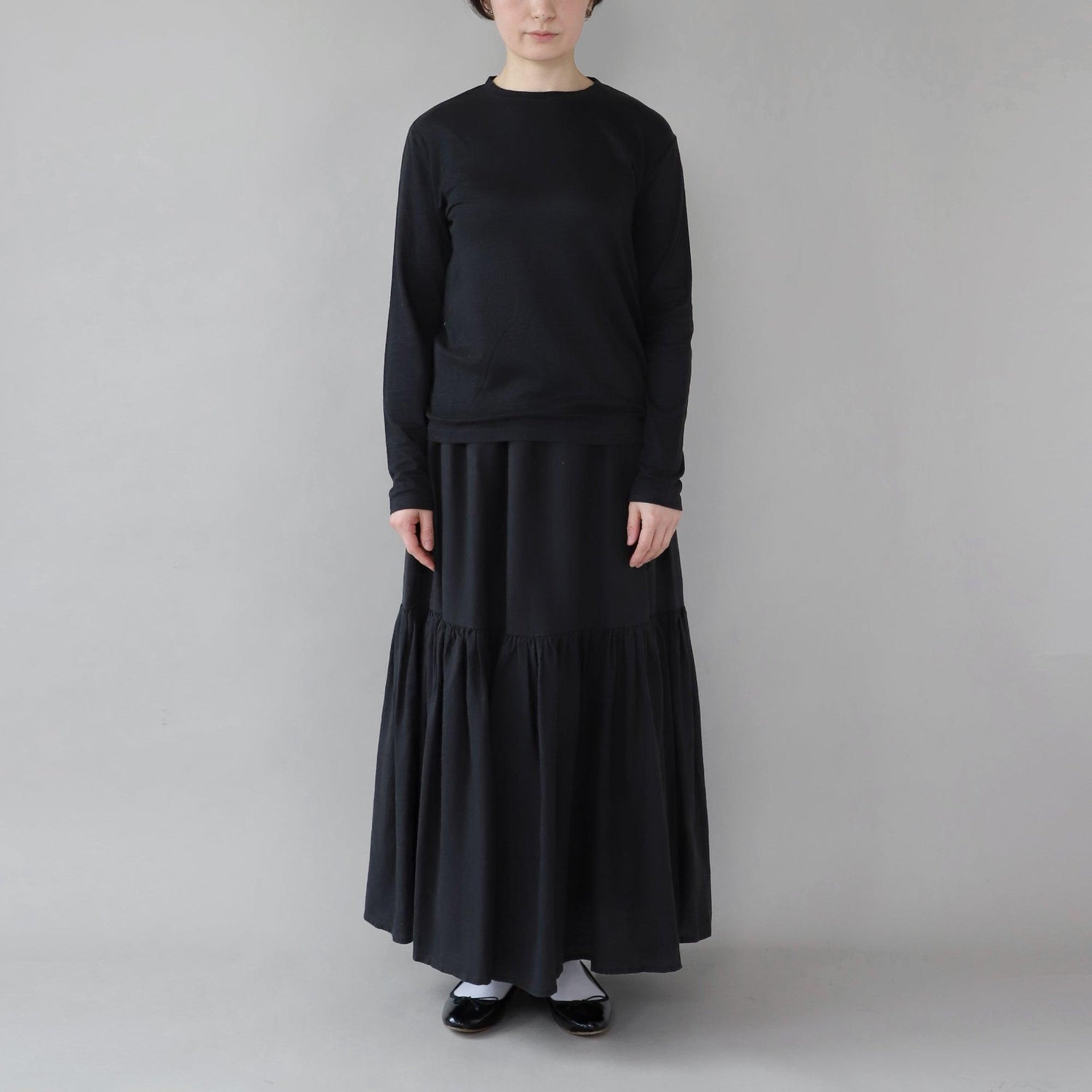 ヘンプTシャツロングスリーブ WE2301G014 正面