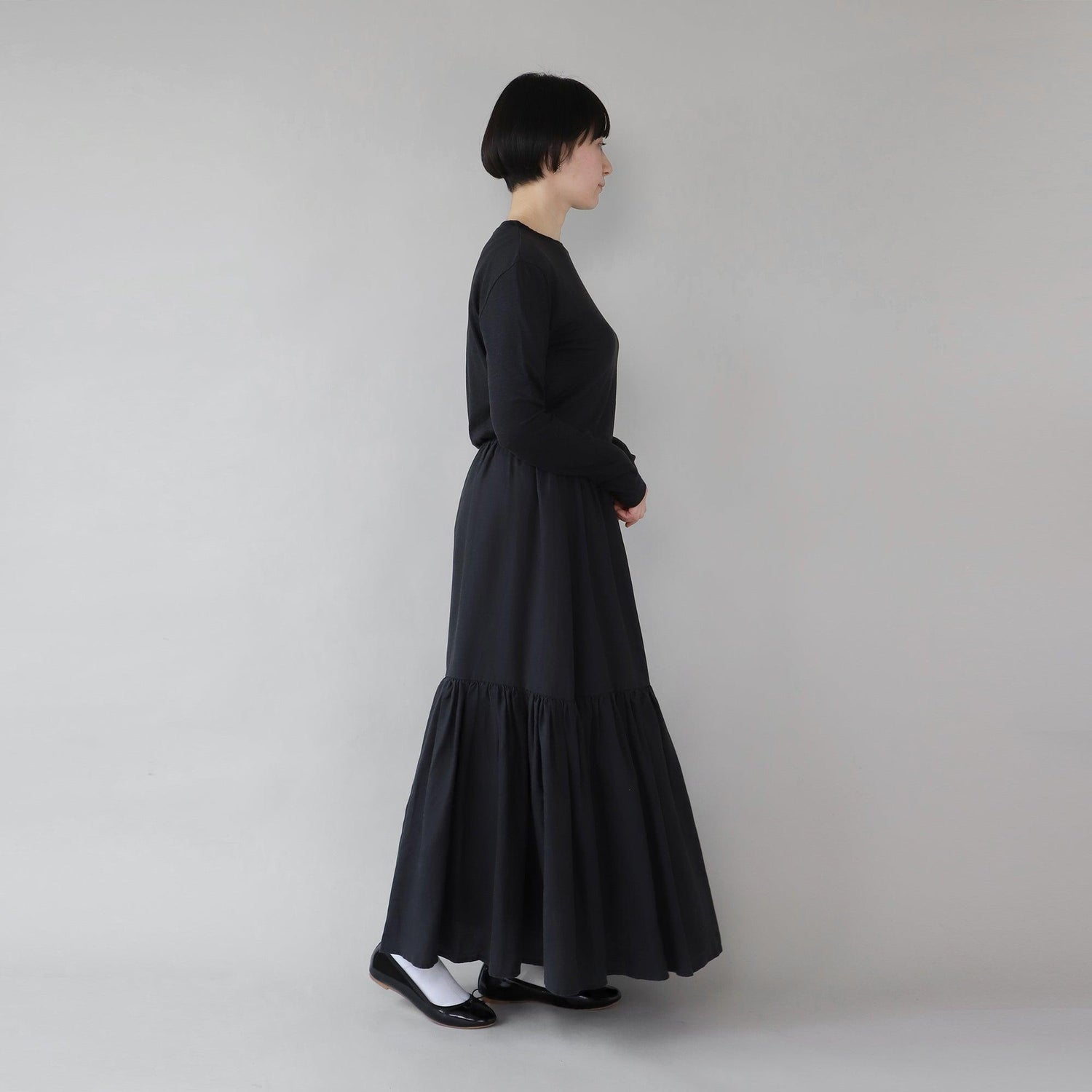 ヘンプTシャツロングスリーブ WE2301G014 サイド