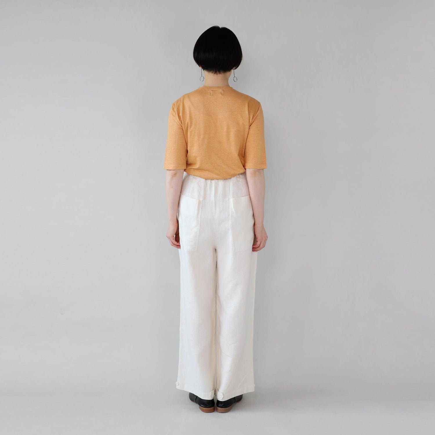 ヘンプキャンバスパンツ WE2301G009 White バック