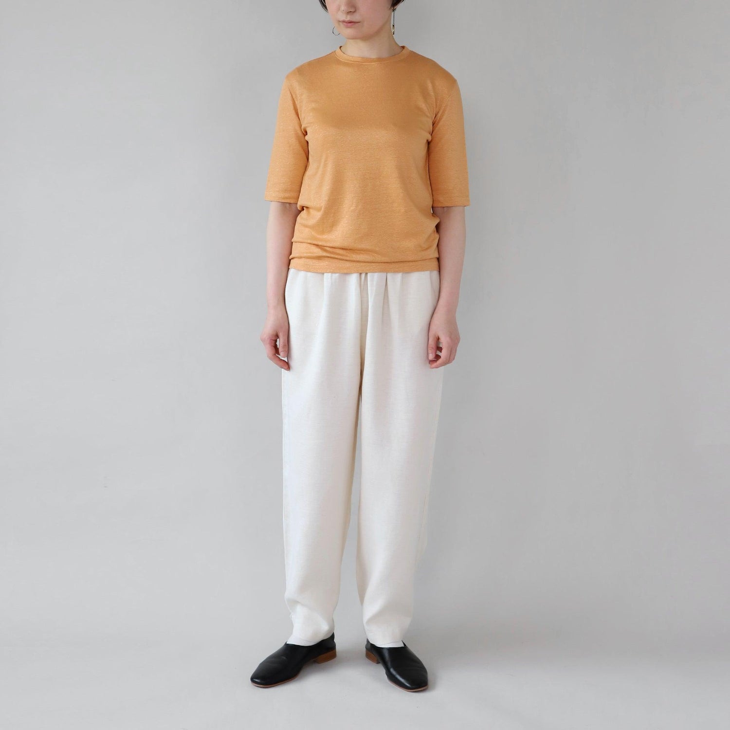 ヘンプキャンバスパンツ WE2301G009 White 正面