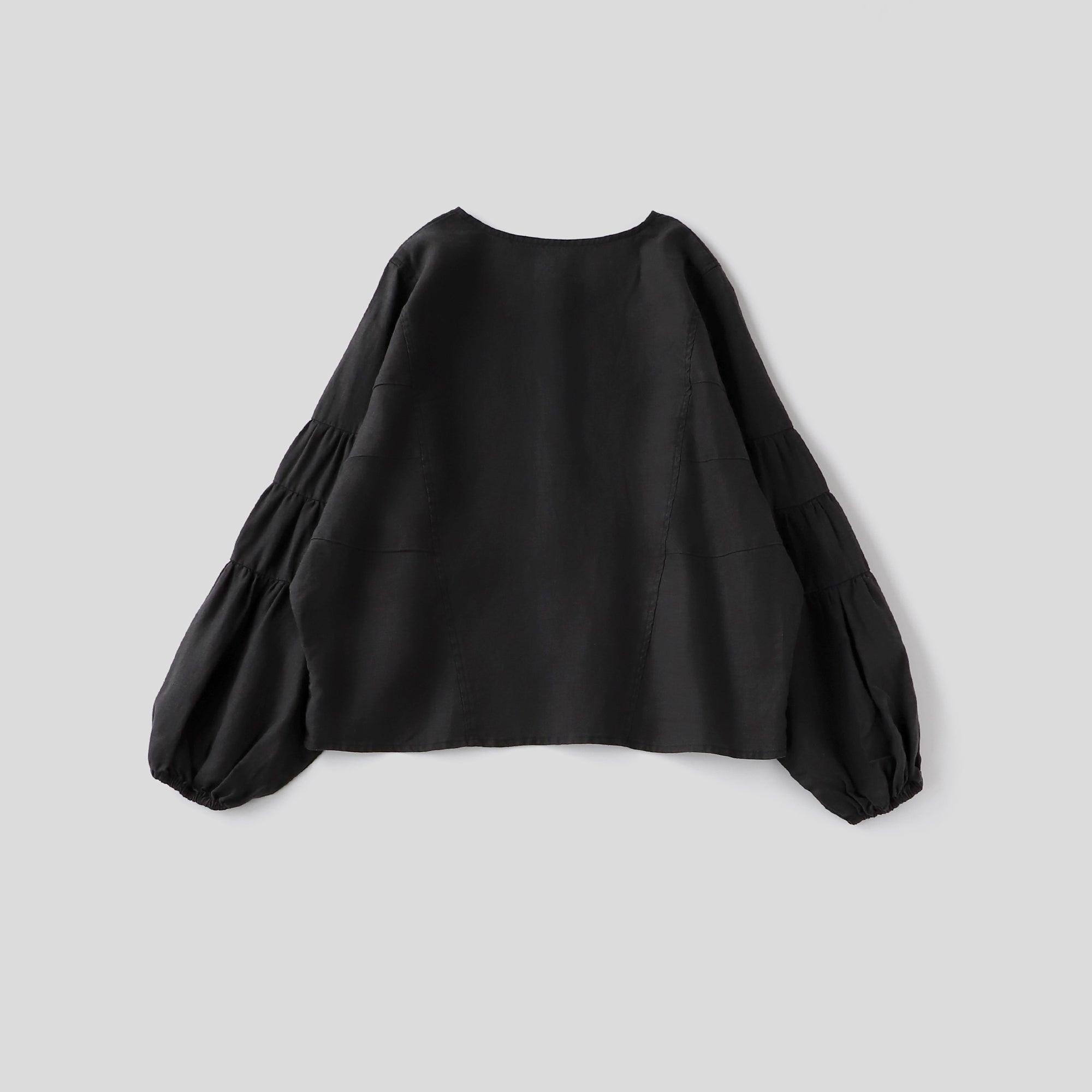 ヘンプギャザープルオーバー WE2301G007 Black