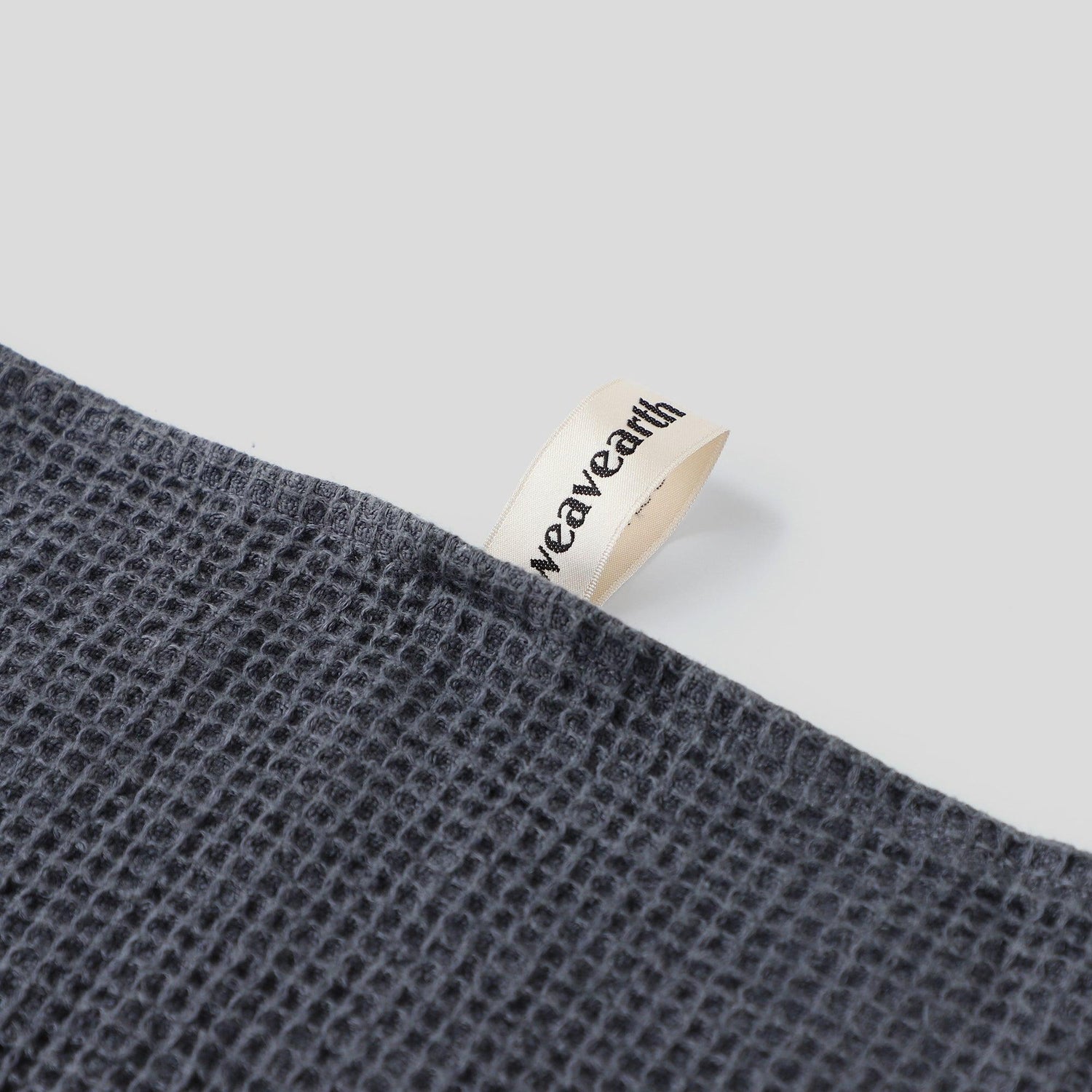 リネン100% ワッフルタオル