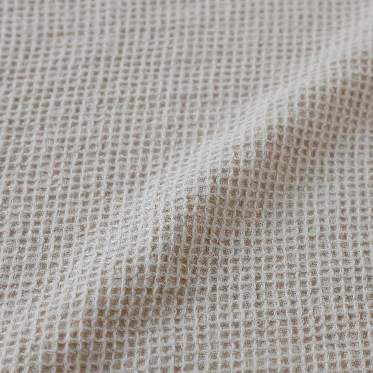 リネン100% ワッフルタオル