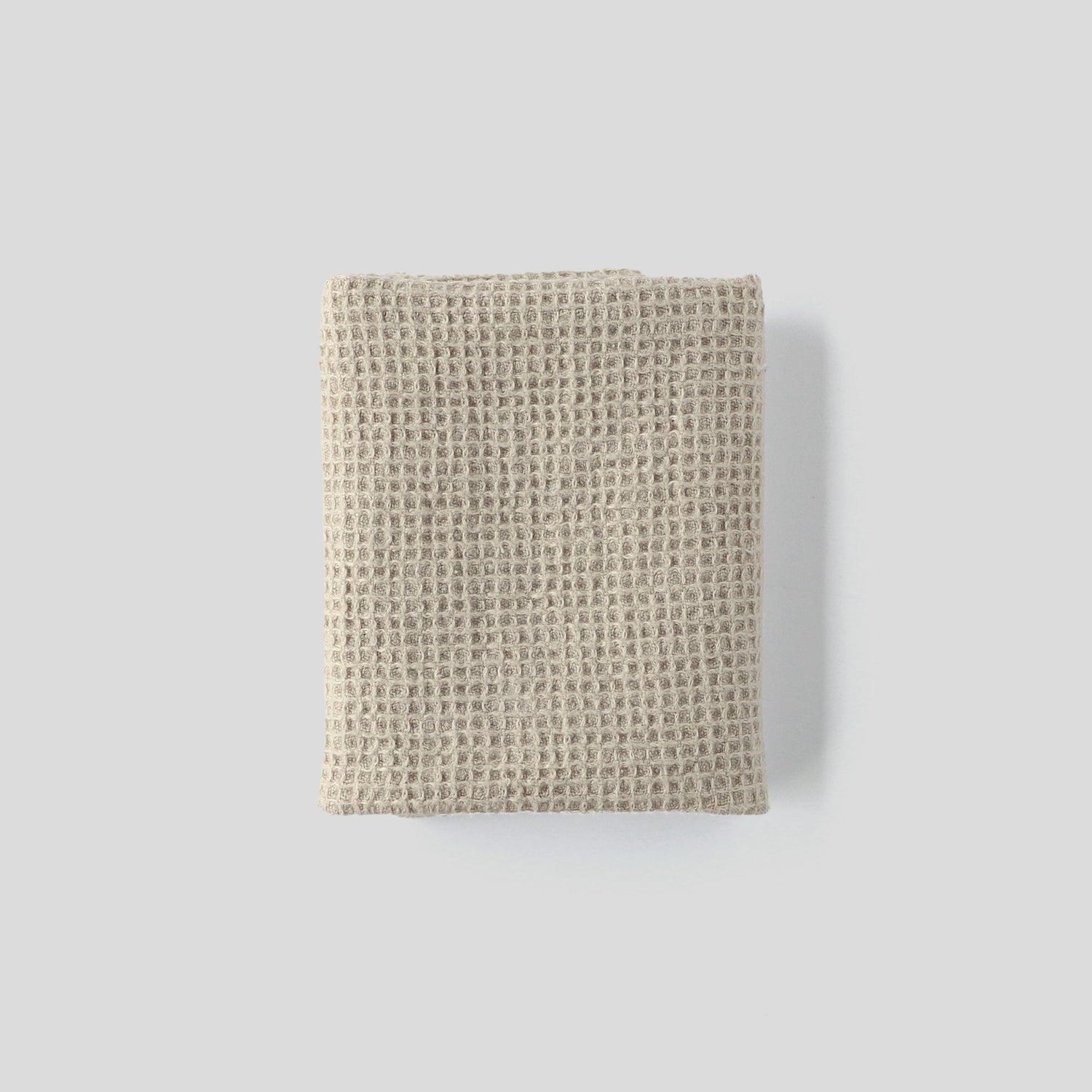 リネン100% ワッフルタオル