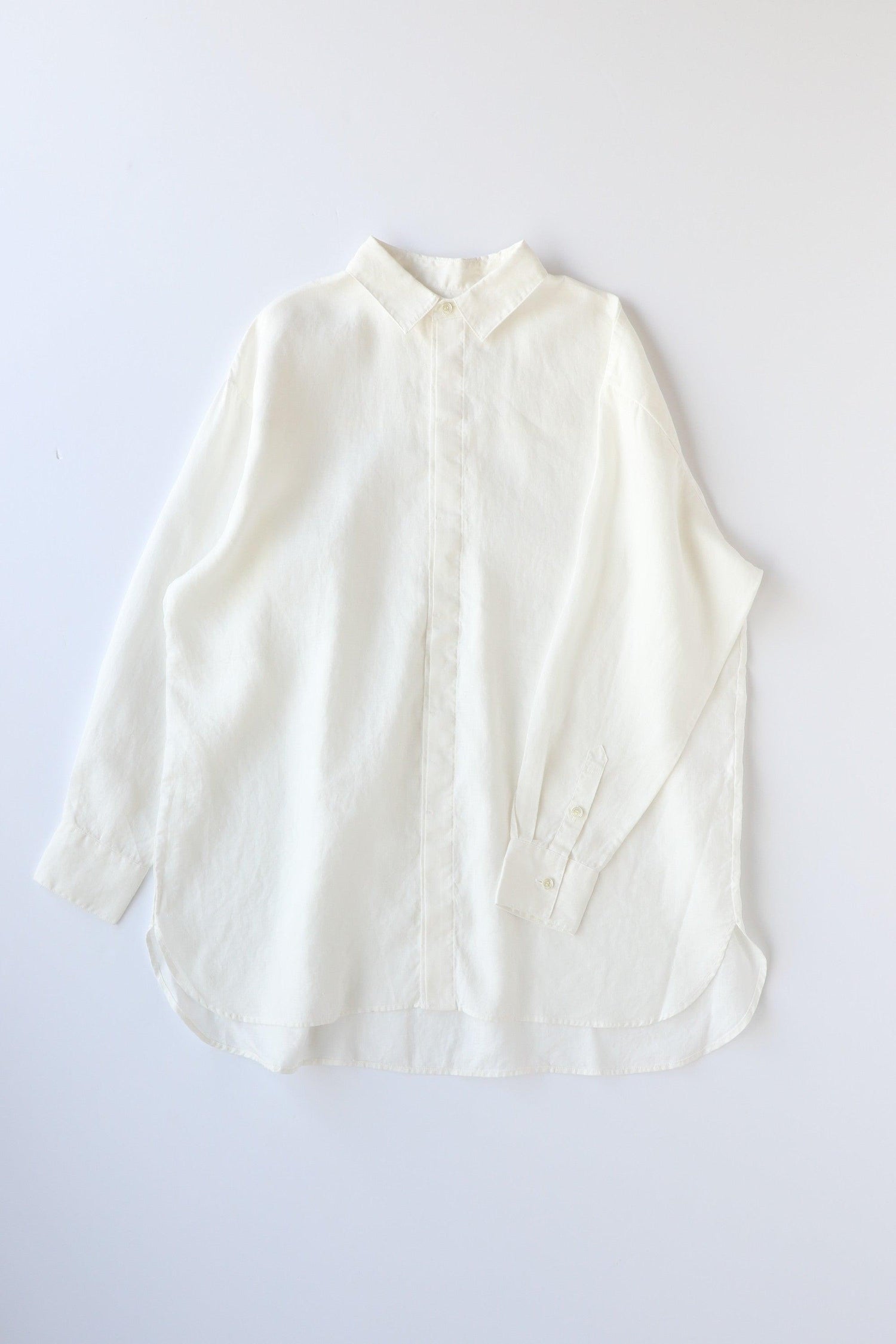 ヘンプショップシャツ WE2301G003 White