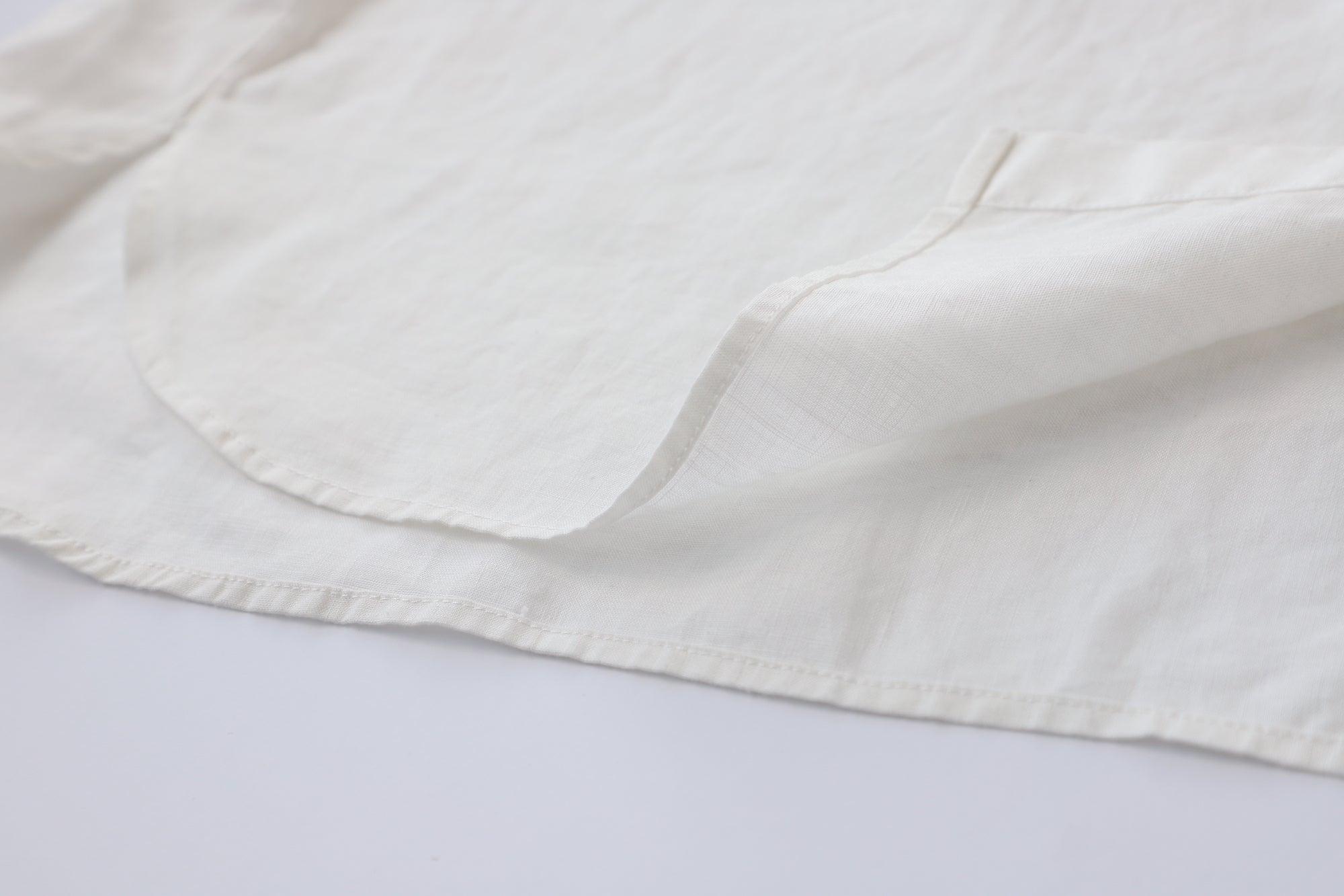 ヘンプショップシャツ WE2301G003 White 詳細