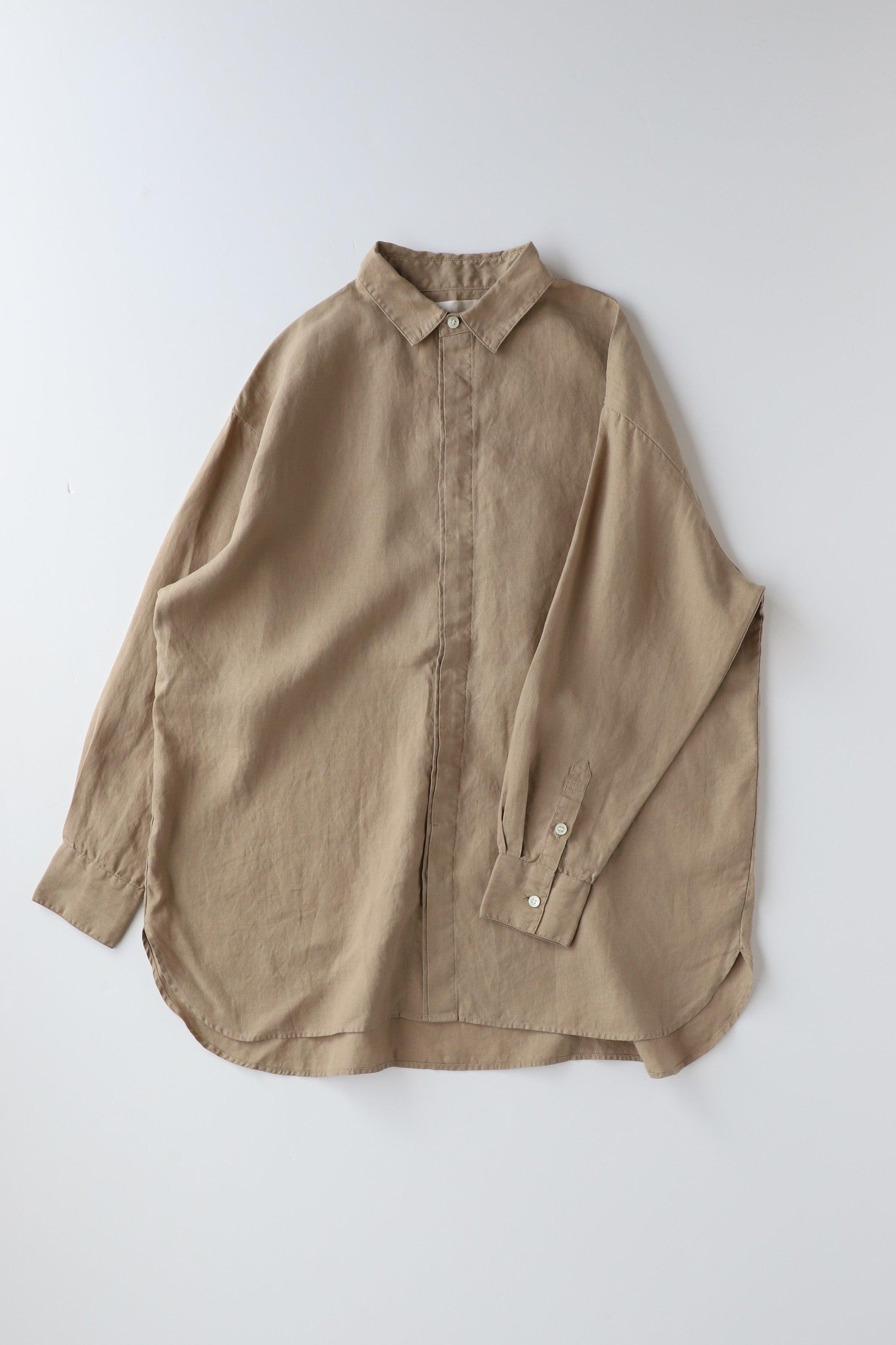ヘンプショップシャツ WE2301G003 Beige