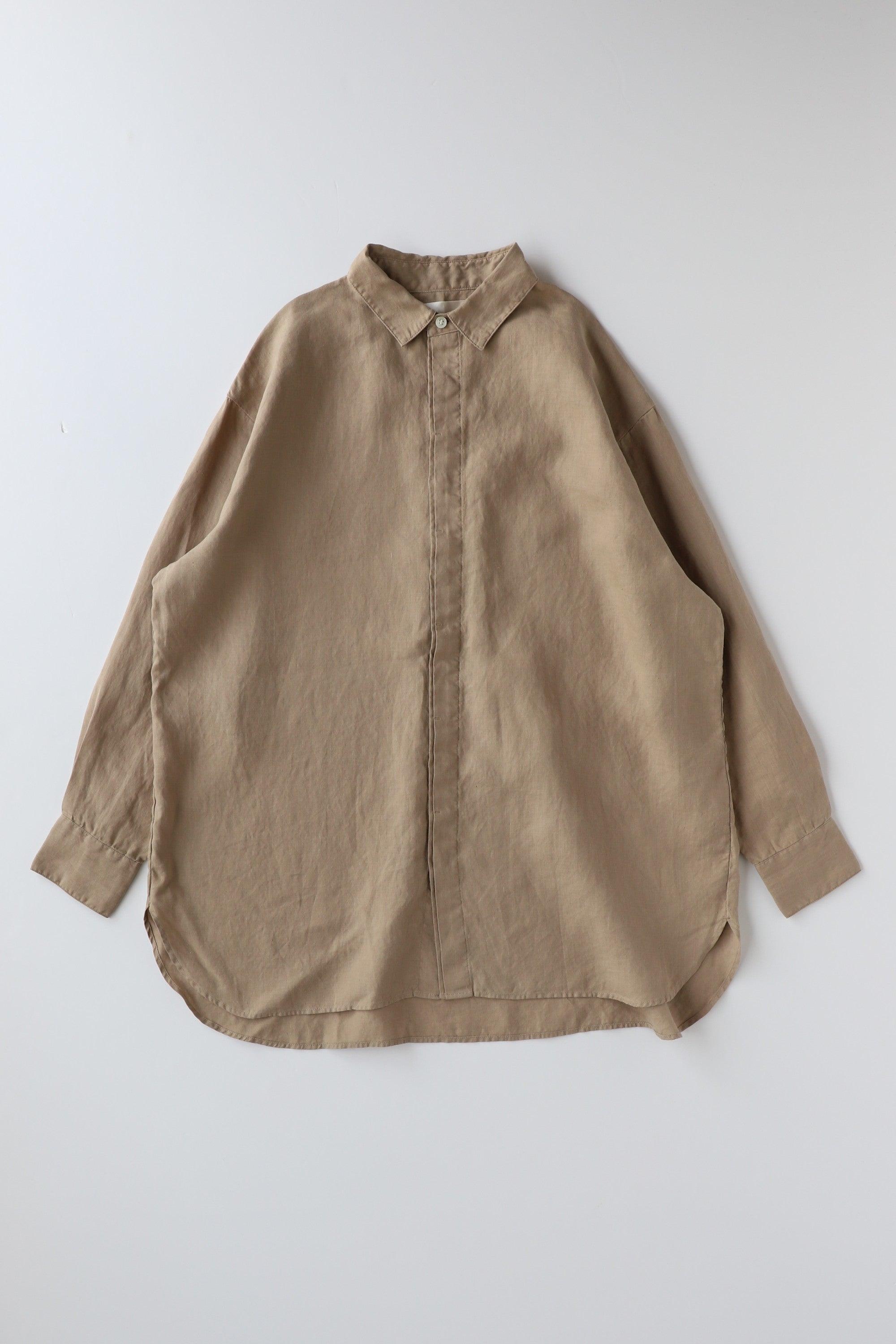 ヘンプショップシャツ WE2301G003 Beige