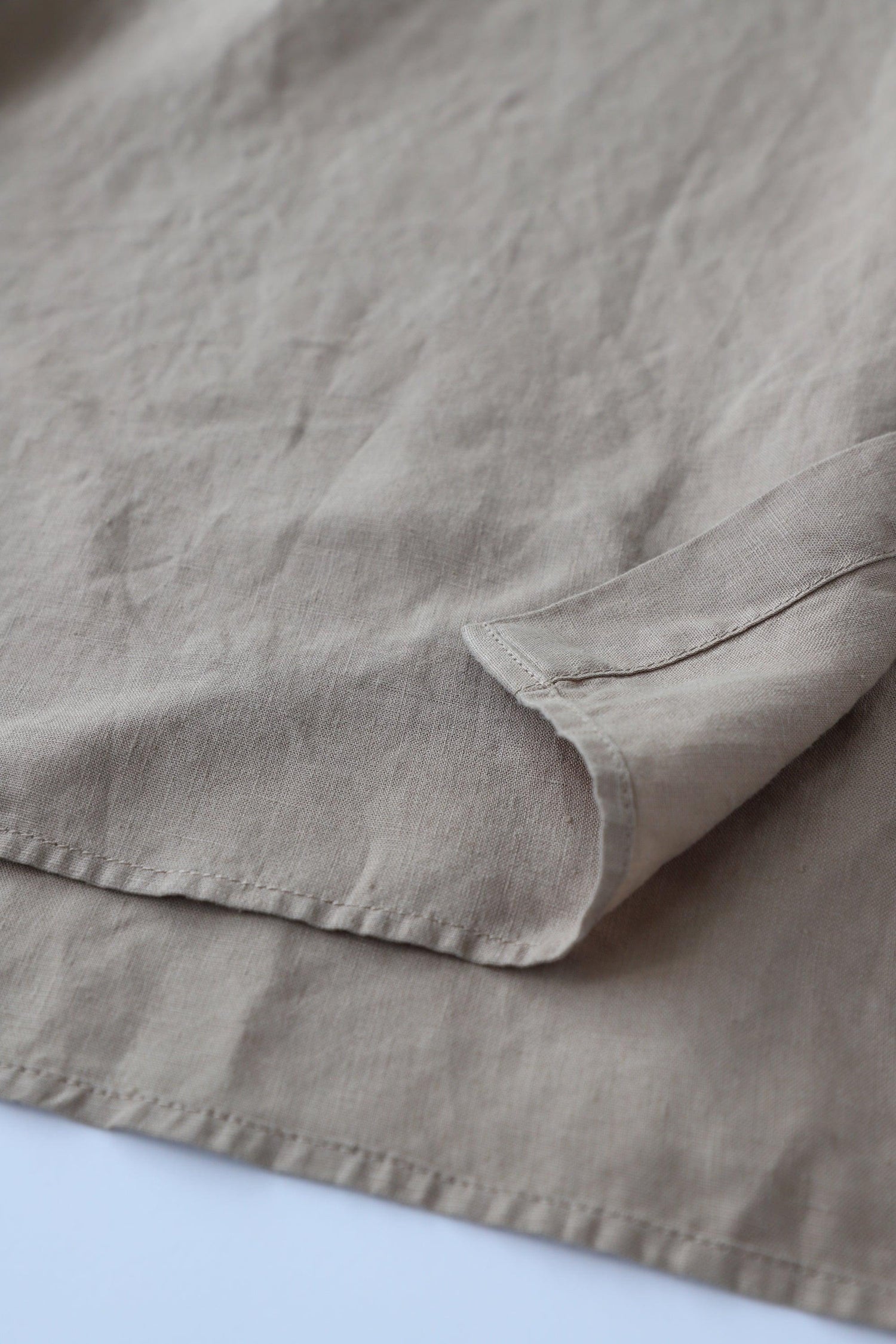 ヘンプショップシャツ WE2301G003 Beige 詳細