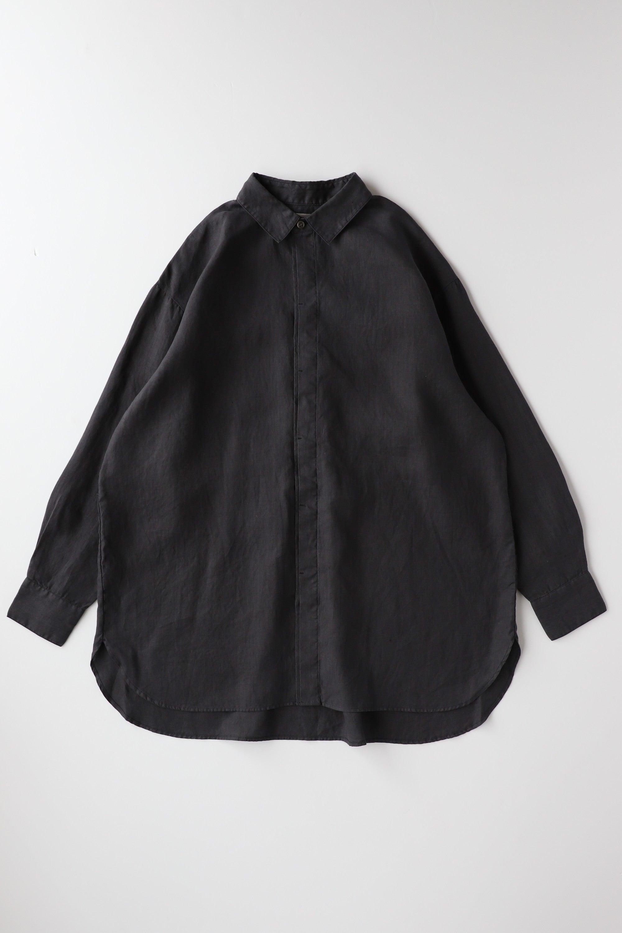ヘンプショップシャツ WE2301G003 Black