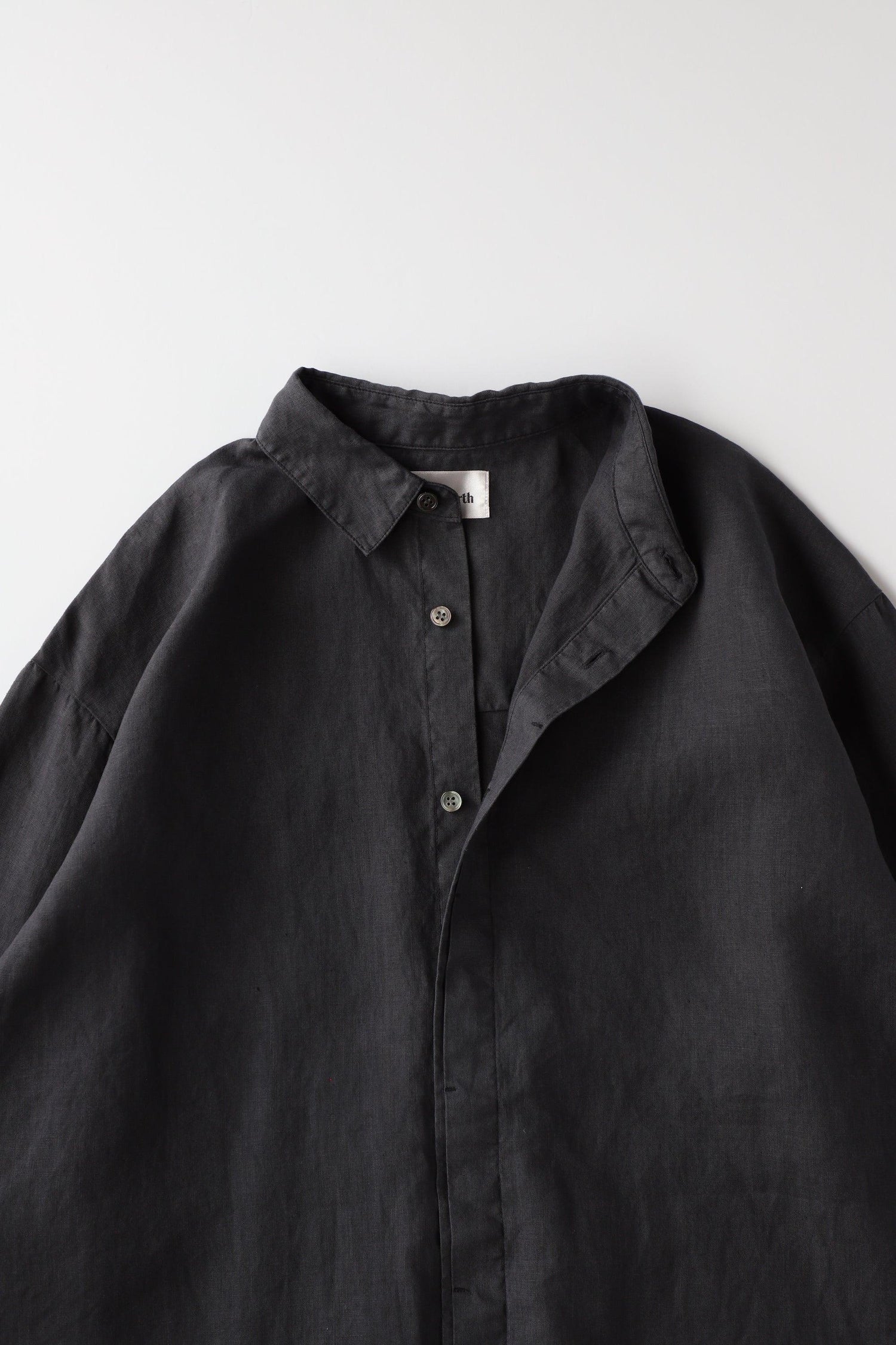 ヘンプショップシャツ WE2301G003 Black 詳細