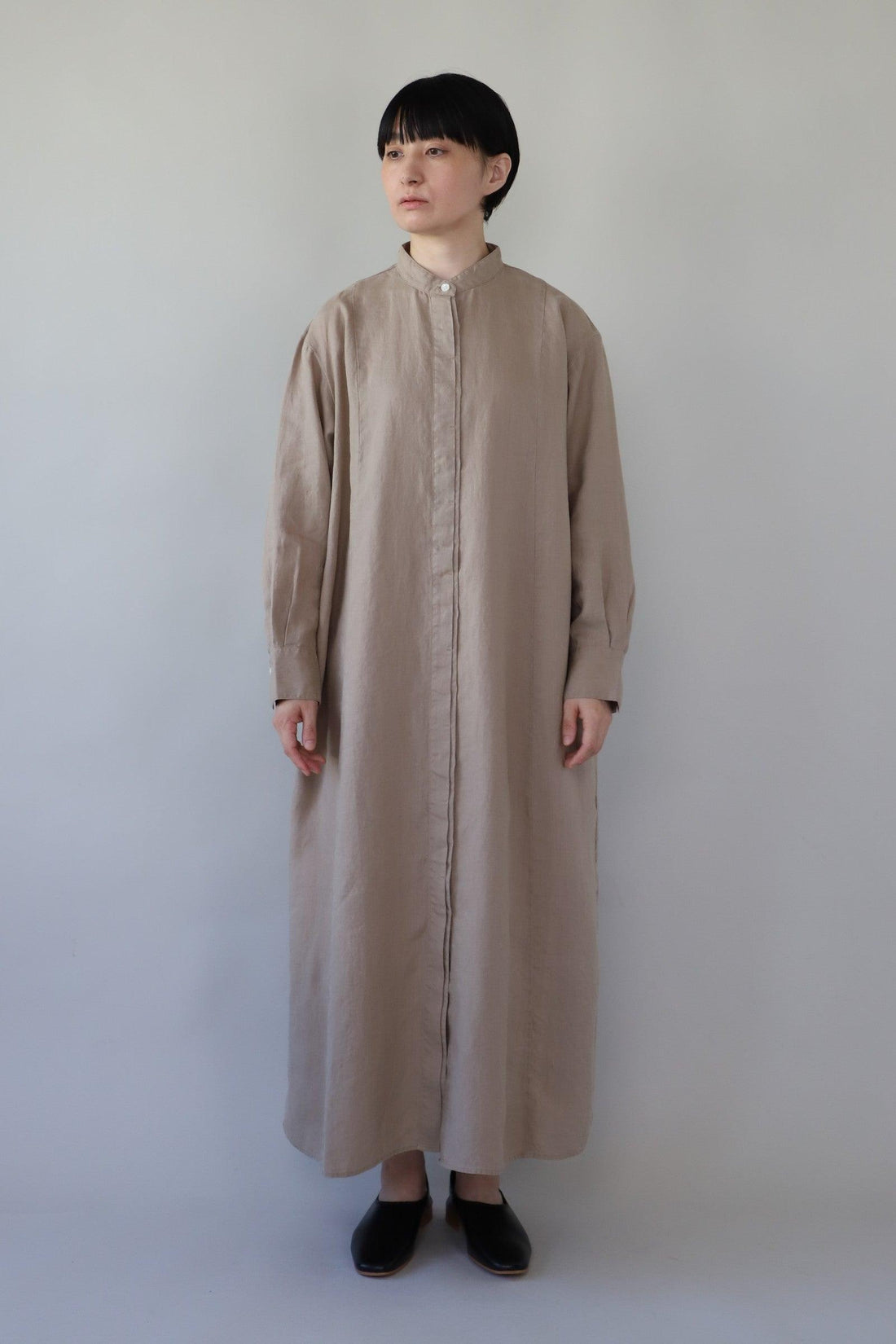 ヘンプショップワンピース WE2301G004 Beige 全身