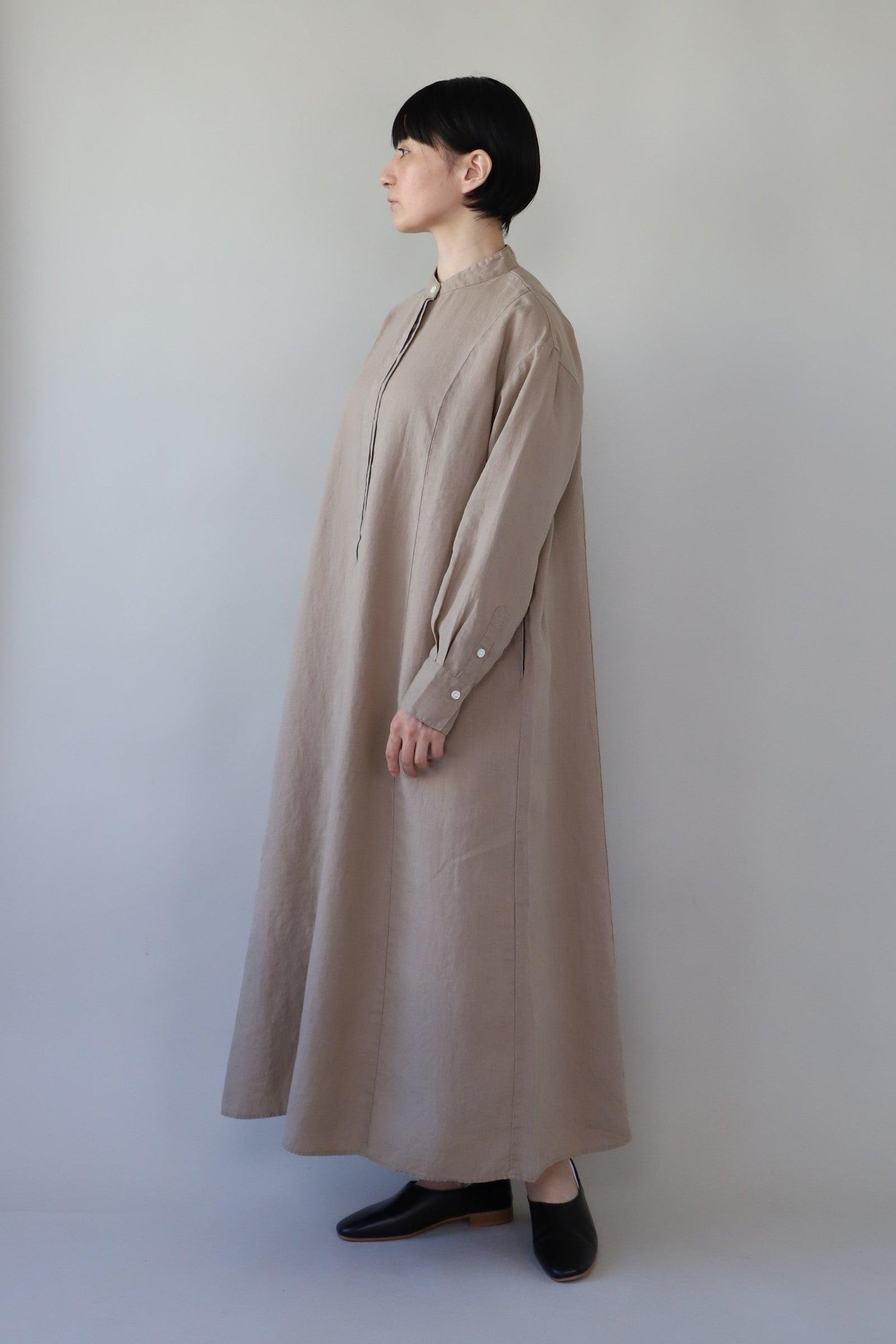 ヘンプショップワンピース WE2301G004 Beige 全身