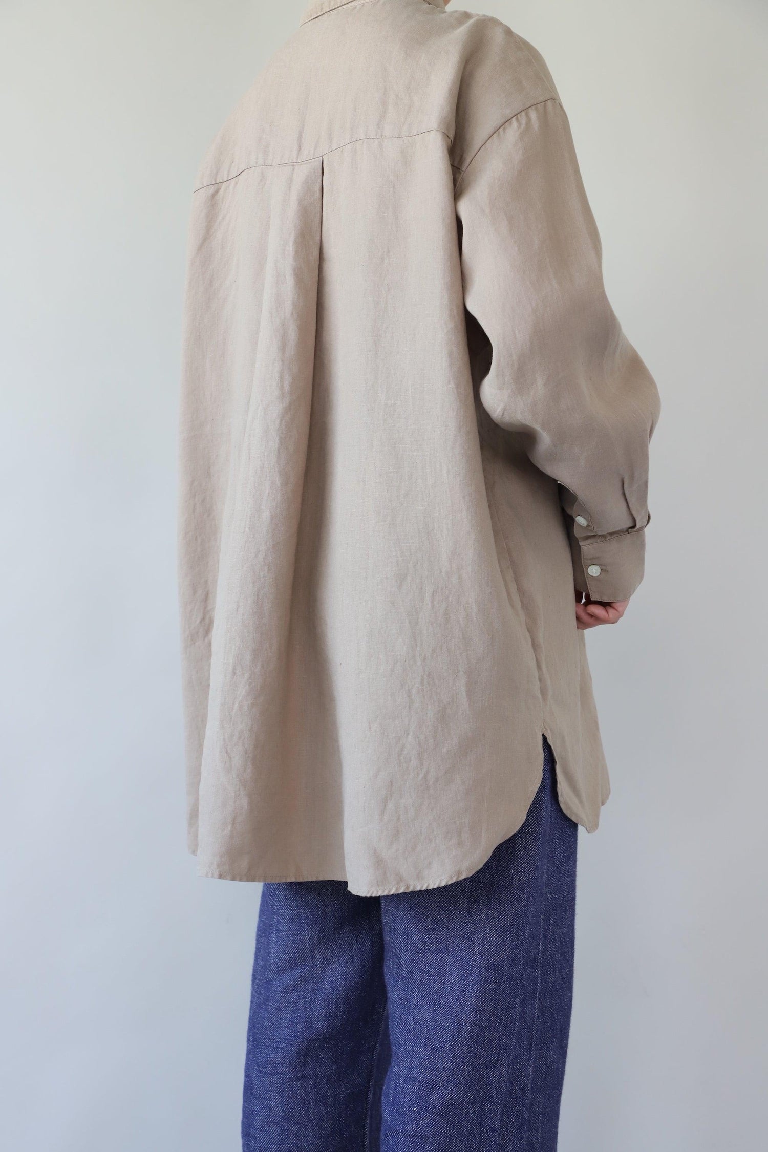 ヘンプショップシャツ WE2301G003 Beige 詳細