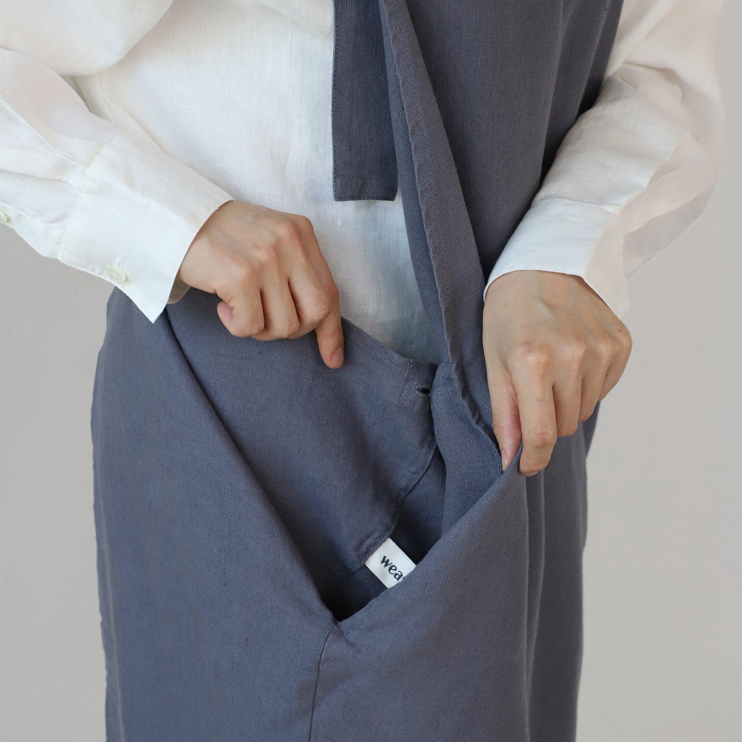 ヘンプ100% エプロン