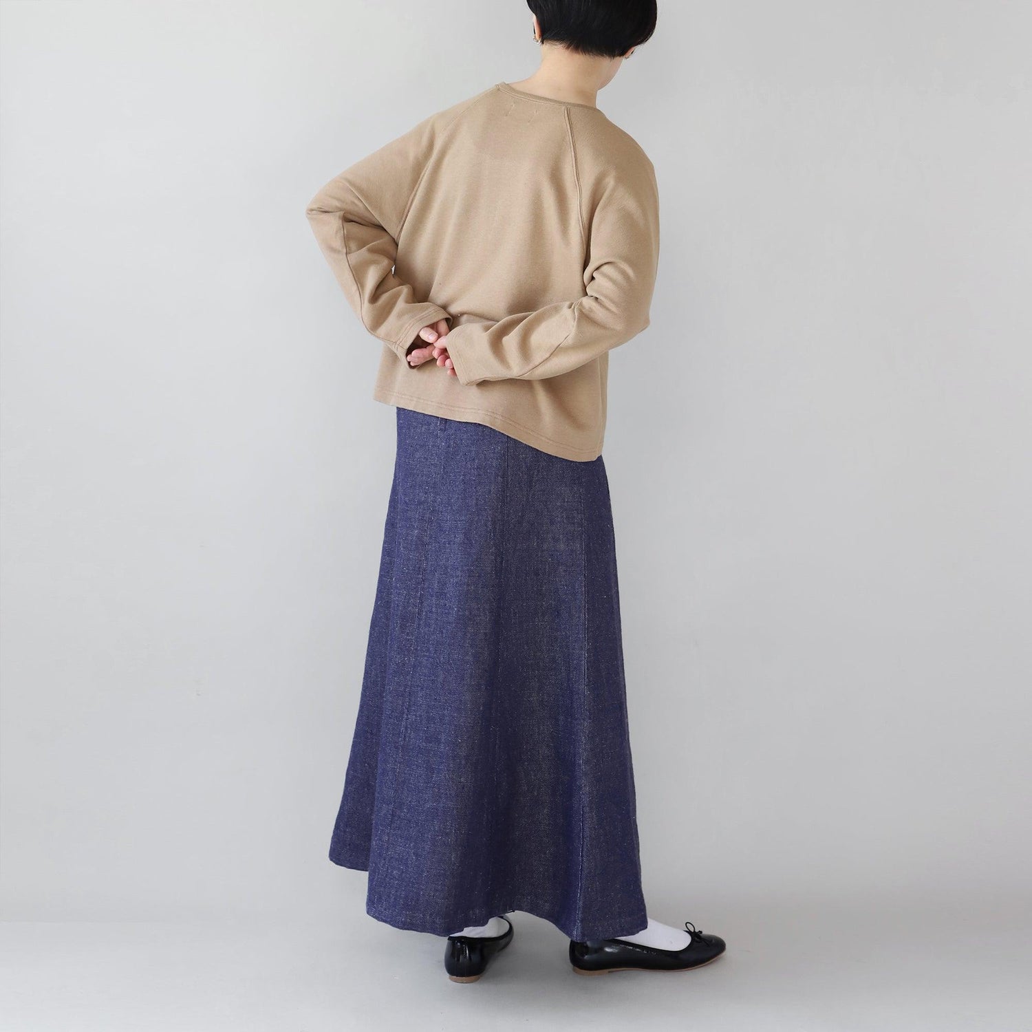 ヘンプデニムスカート WE2301G002 背面