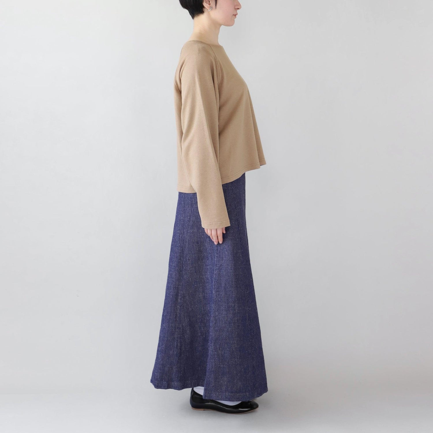 ヘンプデニムスカート WE2301G002 側面
