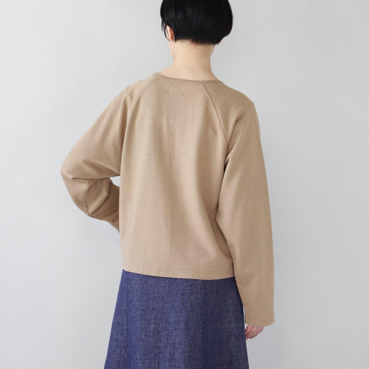 ヘンプコットン スェットシャツR G WE2301G013 背面