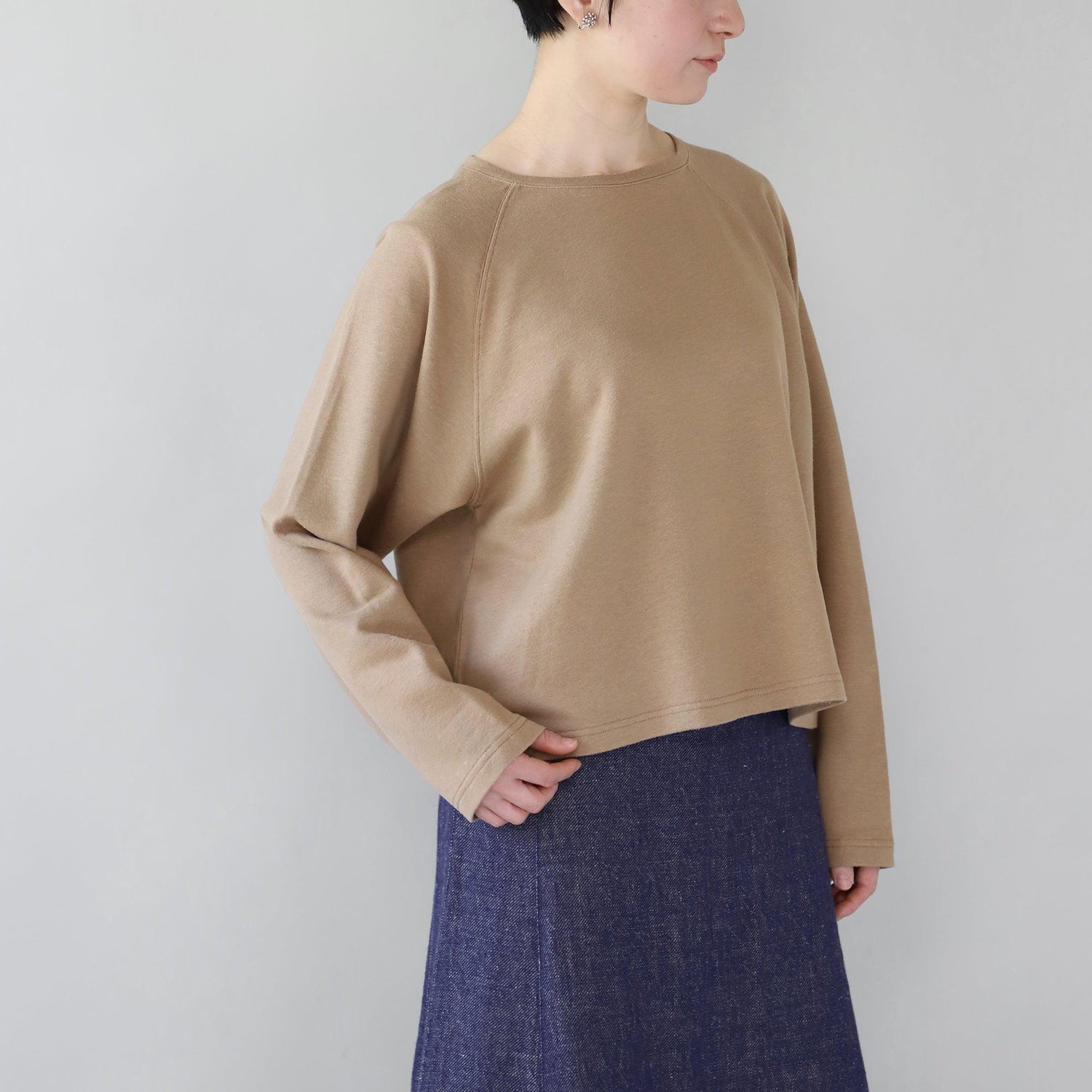 ヘンプコットン スェットシャツR G WE2301G013 前面