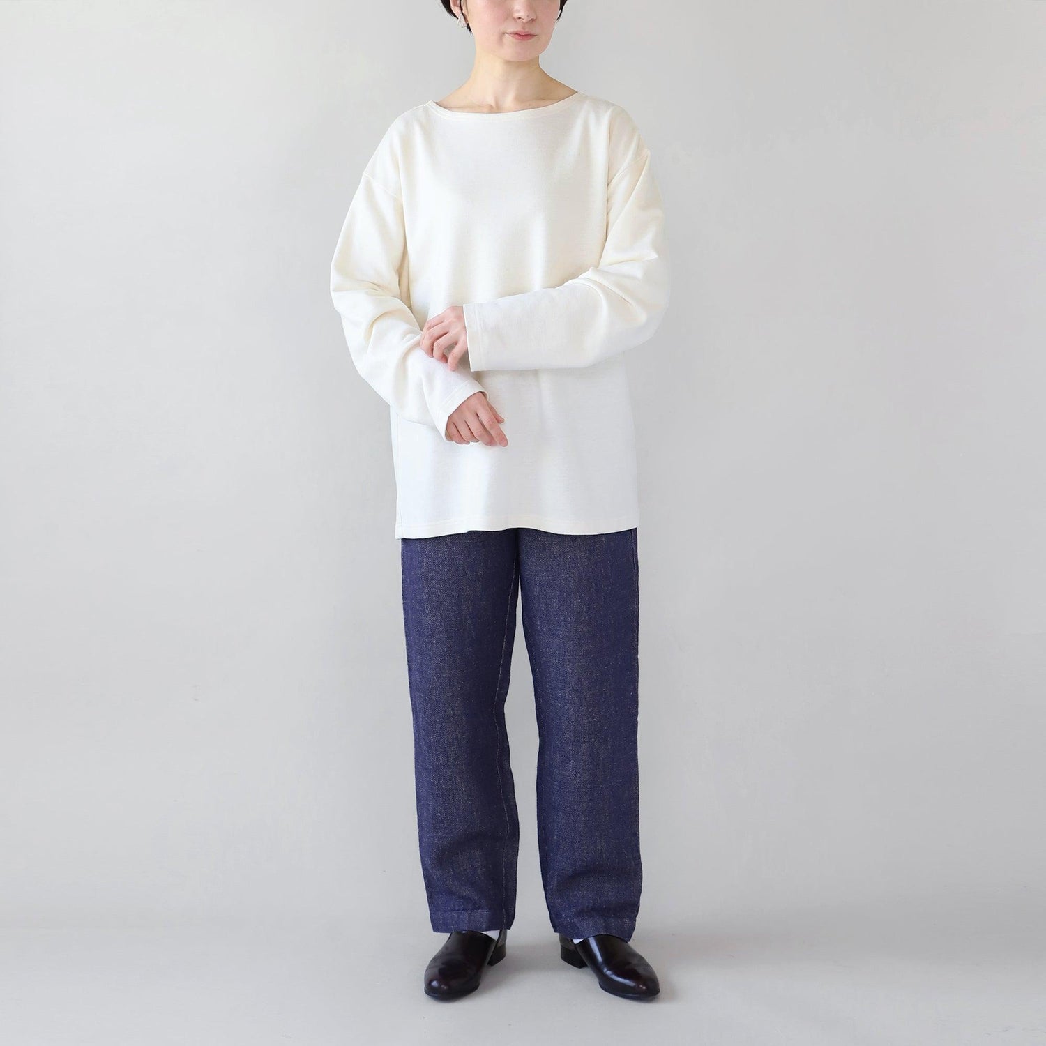 ヘンプコットン スェットシャツS T WE2301G012 全身