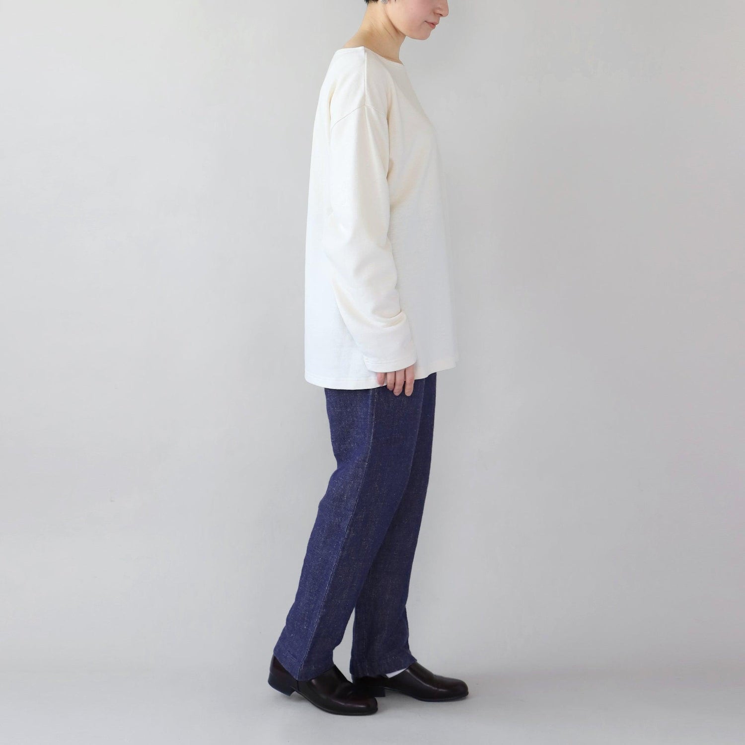 ヘンプデニムパンツ WE2301G001 サイド