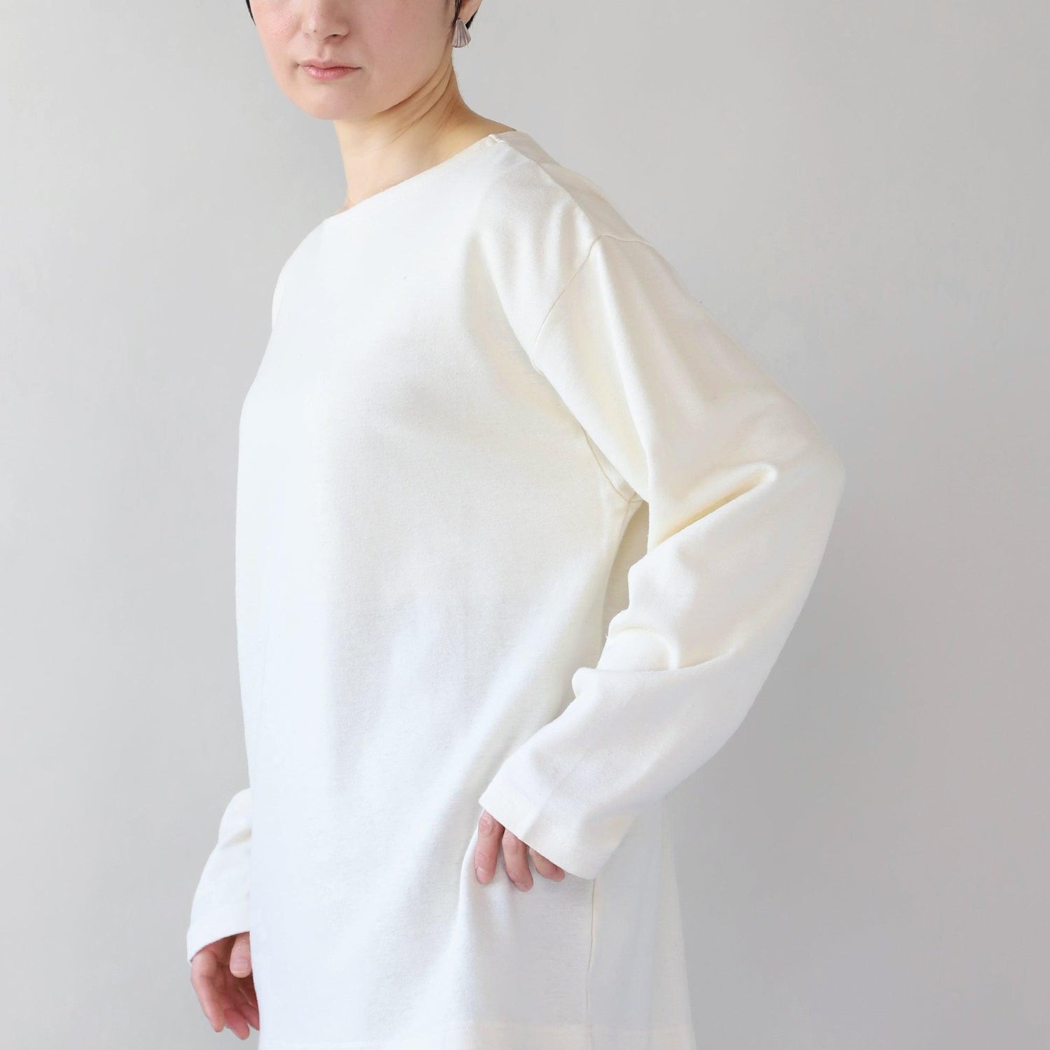 ヘンプコットン スェットシャツS T WE2301G012 前面