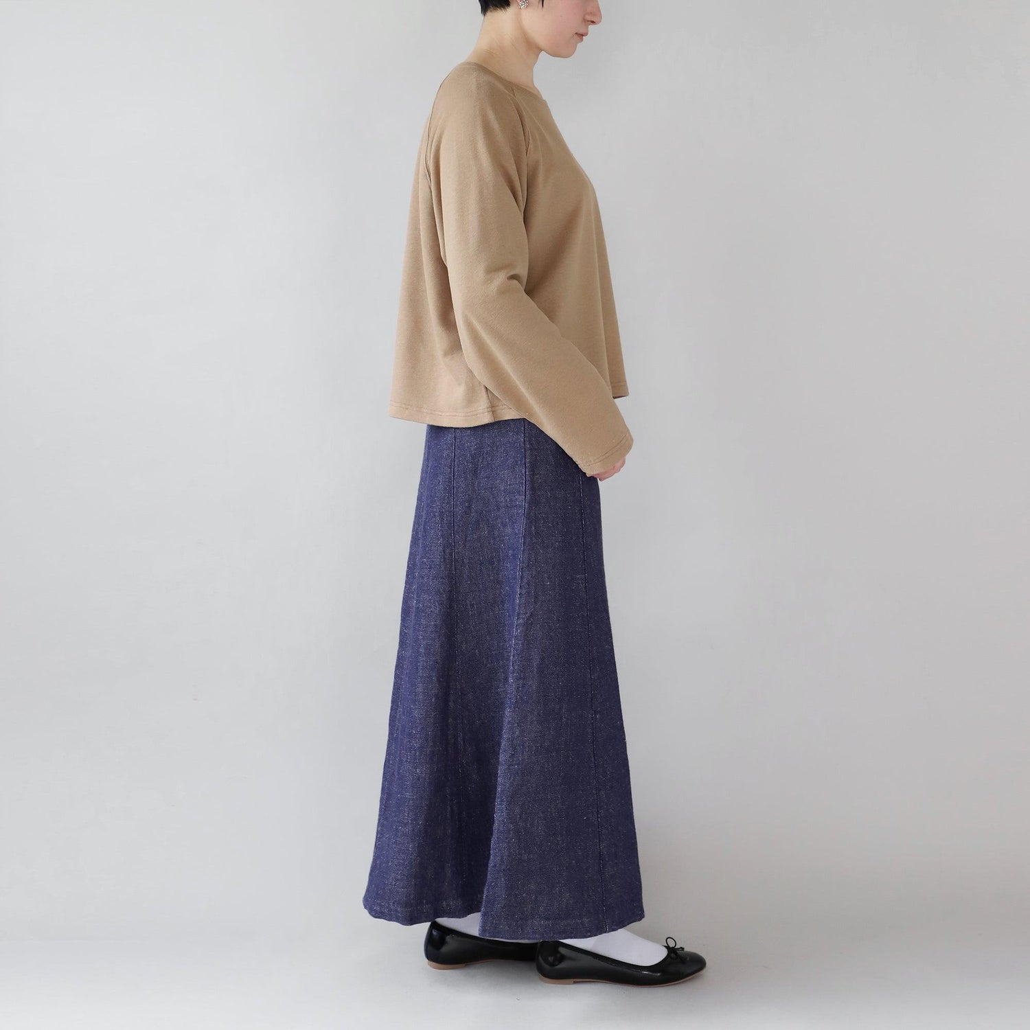 ヘンプデニムスカート WE2301G002 側面