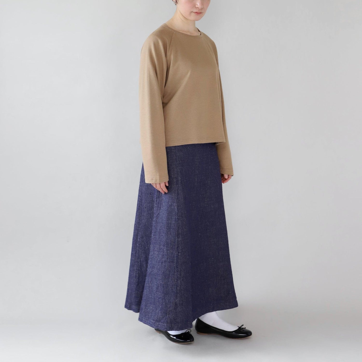 ヘンプデニムスカート WE2301G002 前面
