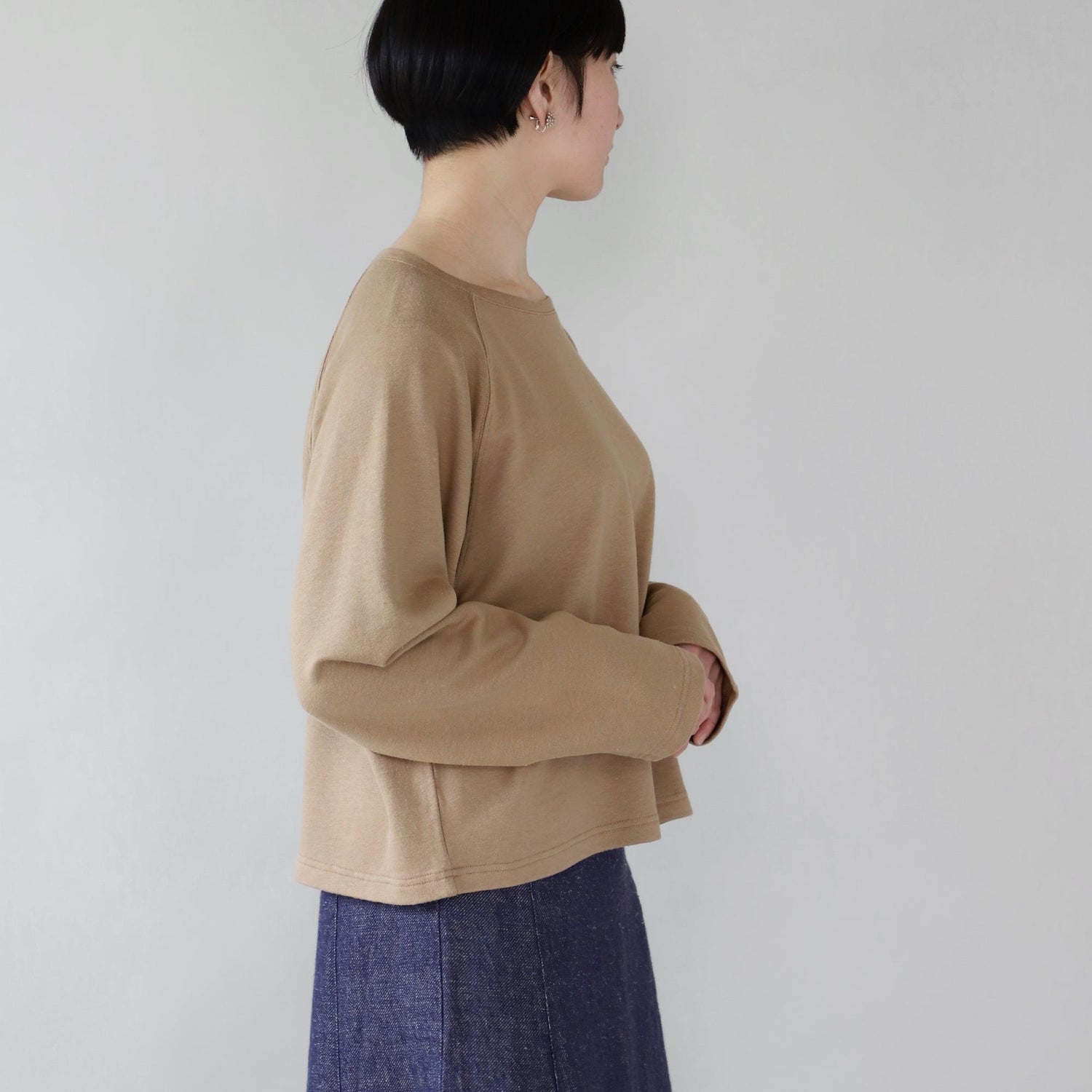 ヘンプコットン スェットシャツR G WE2301G013 側面