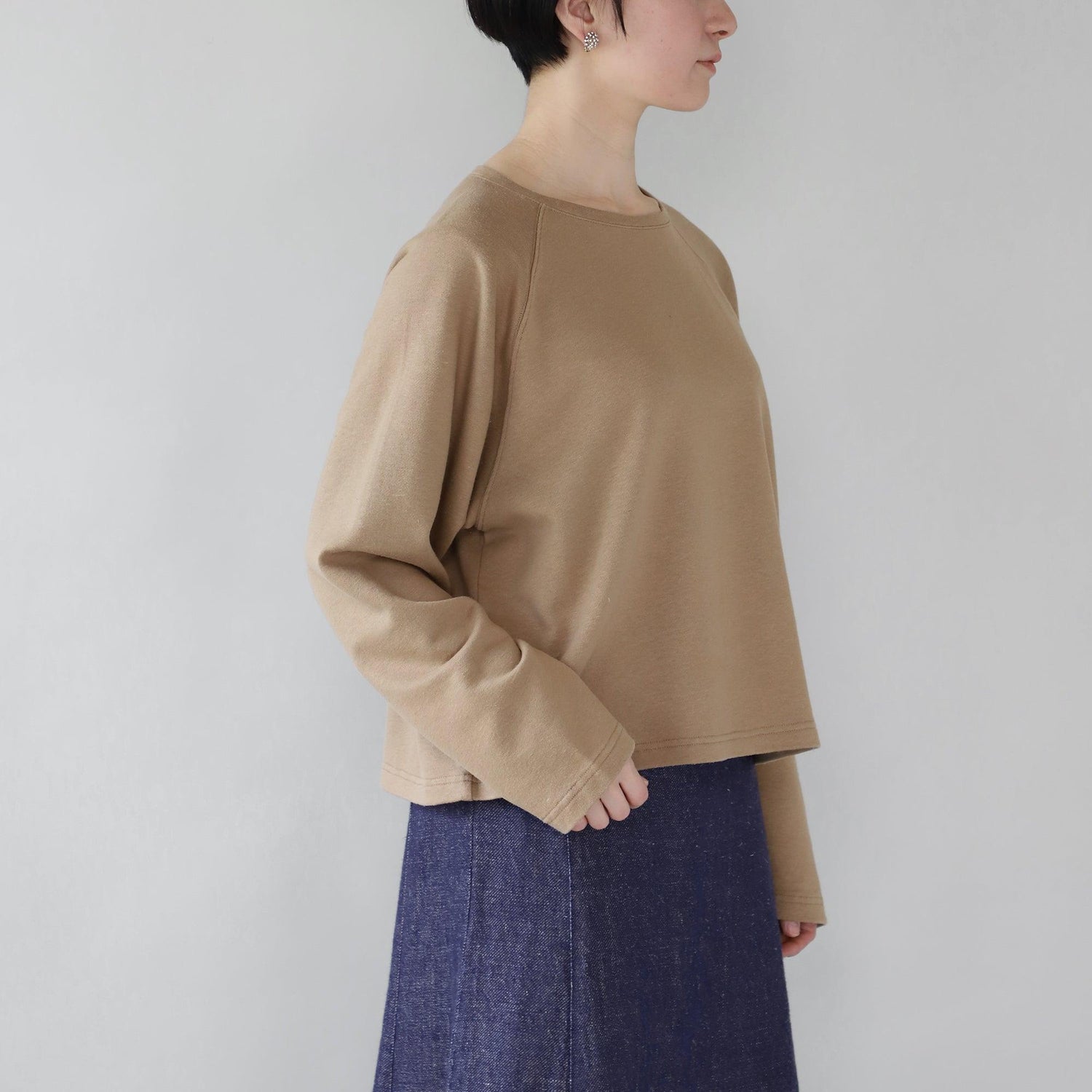 ヘンプコットン スェットシャツR G WE2301G013 前面