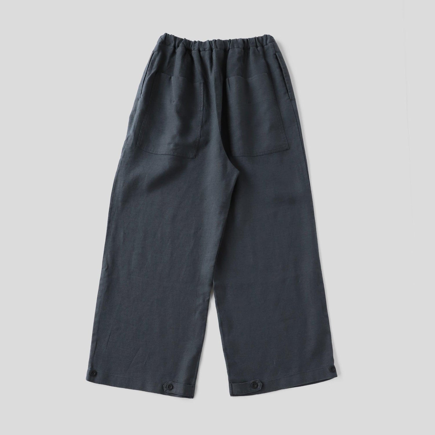 ヘンプキャンバスパンツ WE2301G009 Black バック