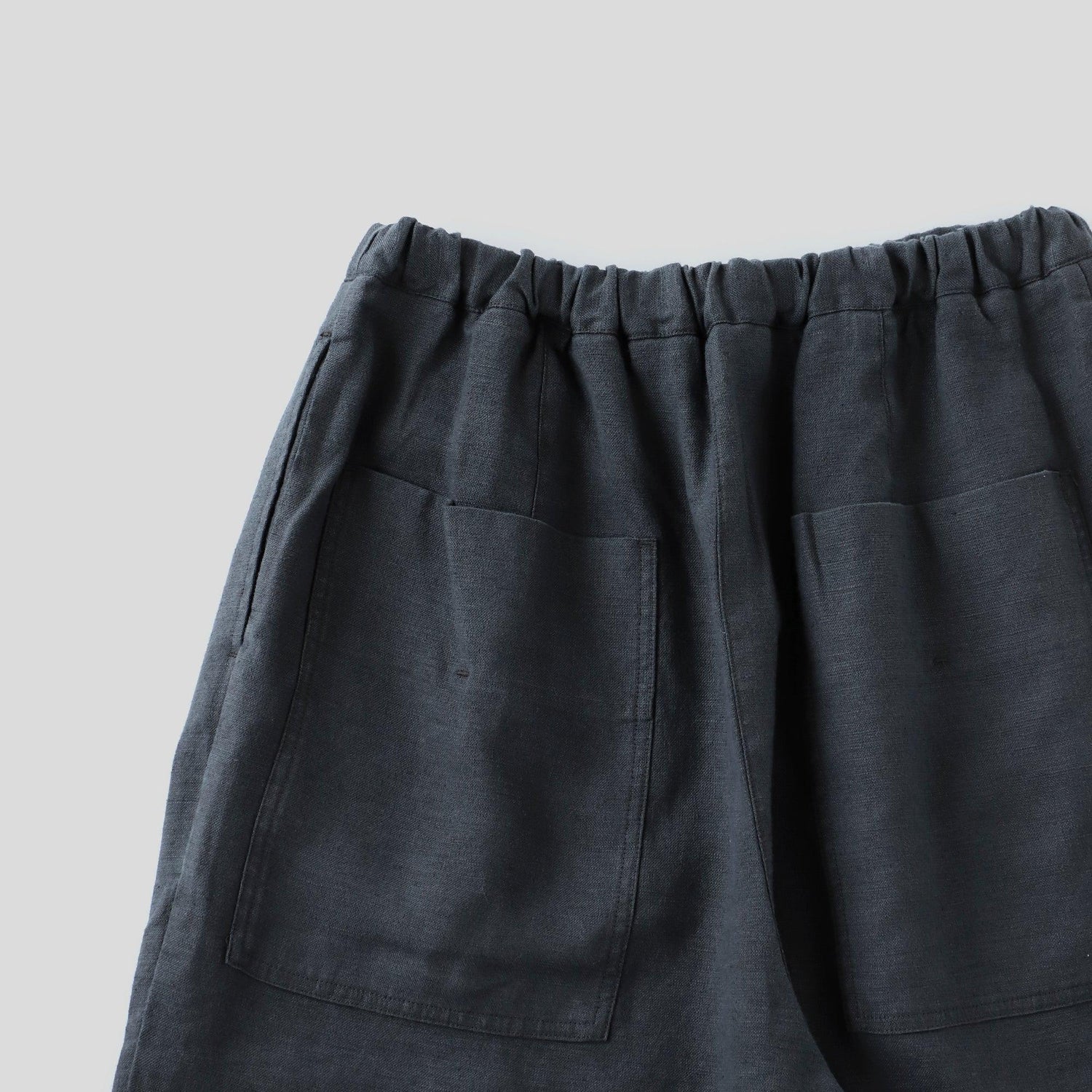 ヘンプキャンバスパンツ WE2301G009 Black ウエスト