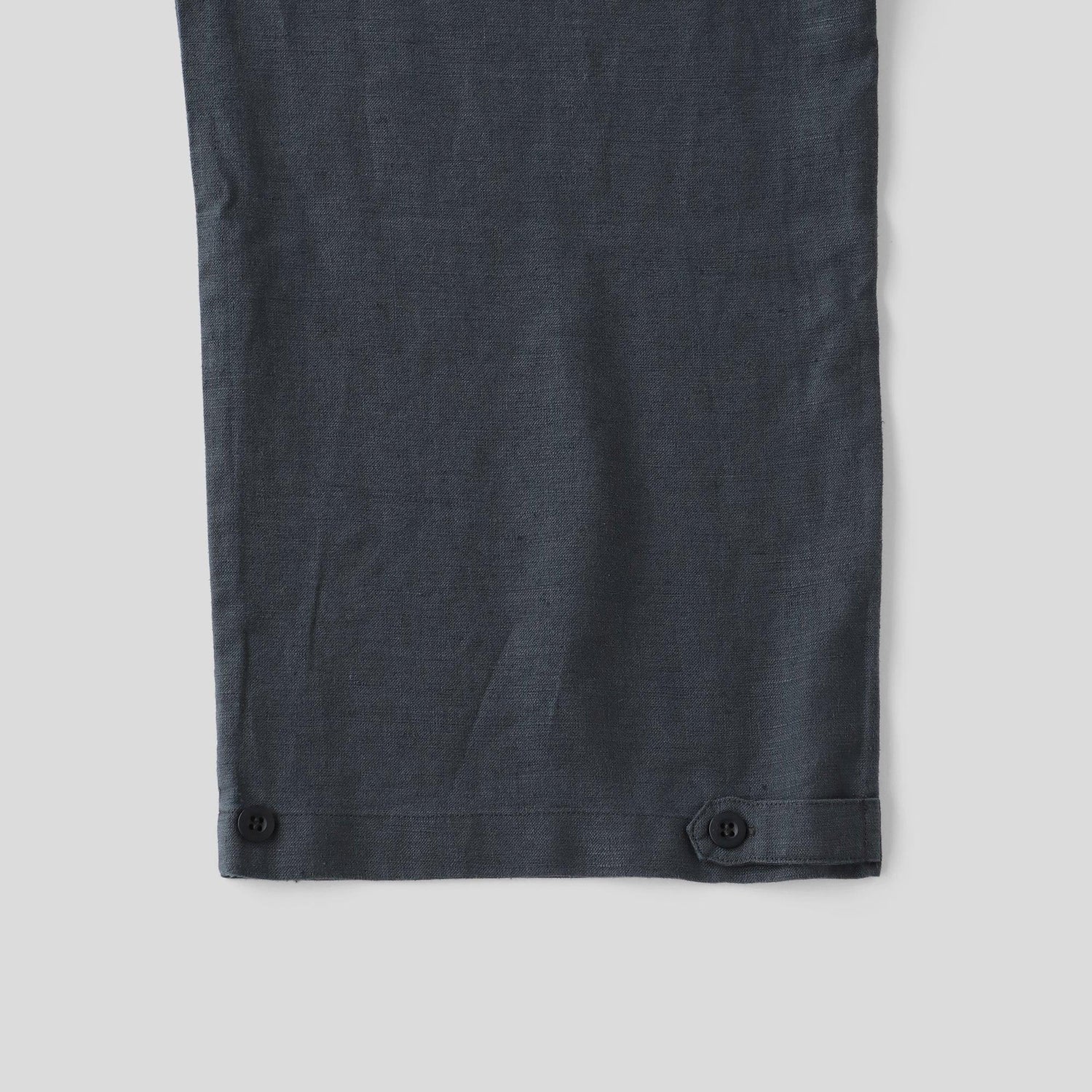 ヘンプキャンバスパンツ WE2301G009 Black 裾