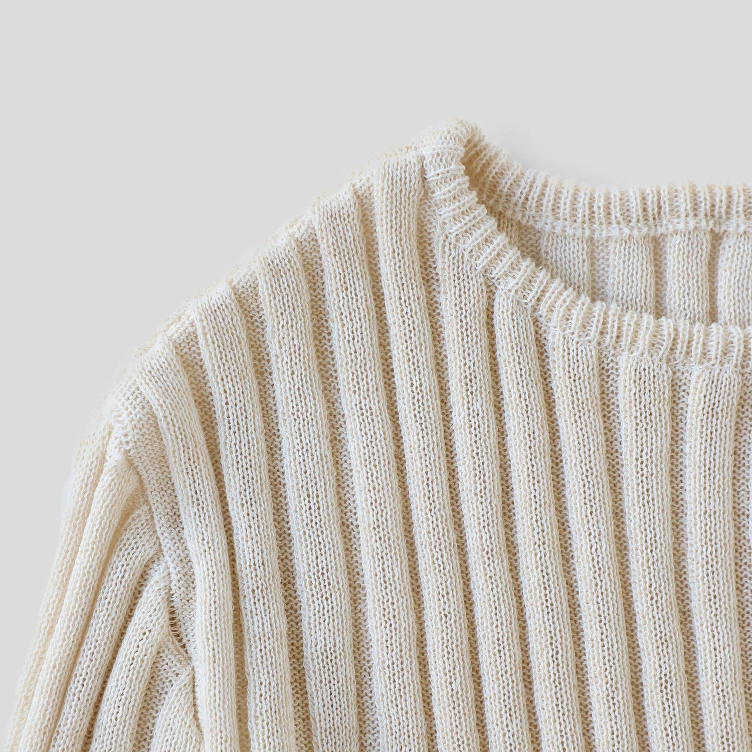 ヘンプコットンニット ロングスリーブ WE2301G011 White 拡大